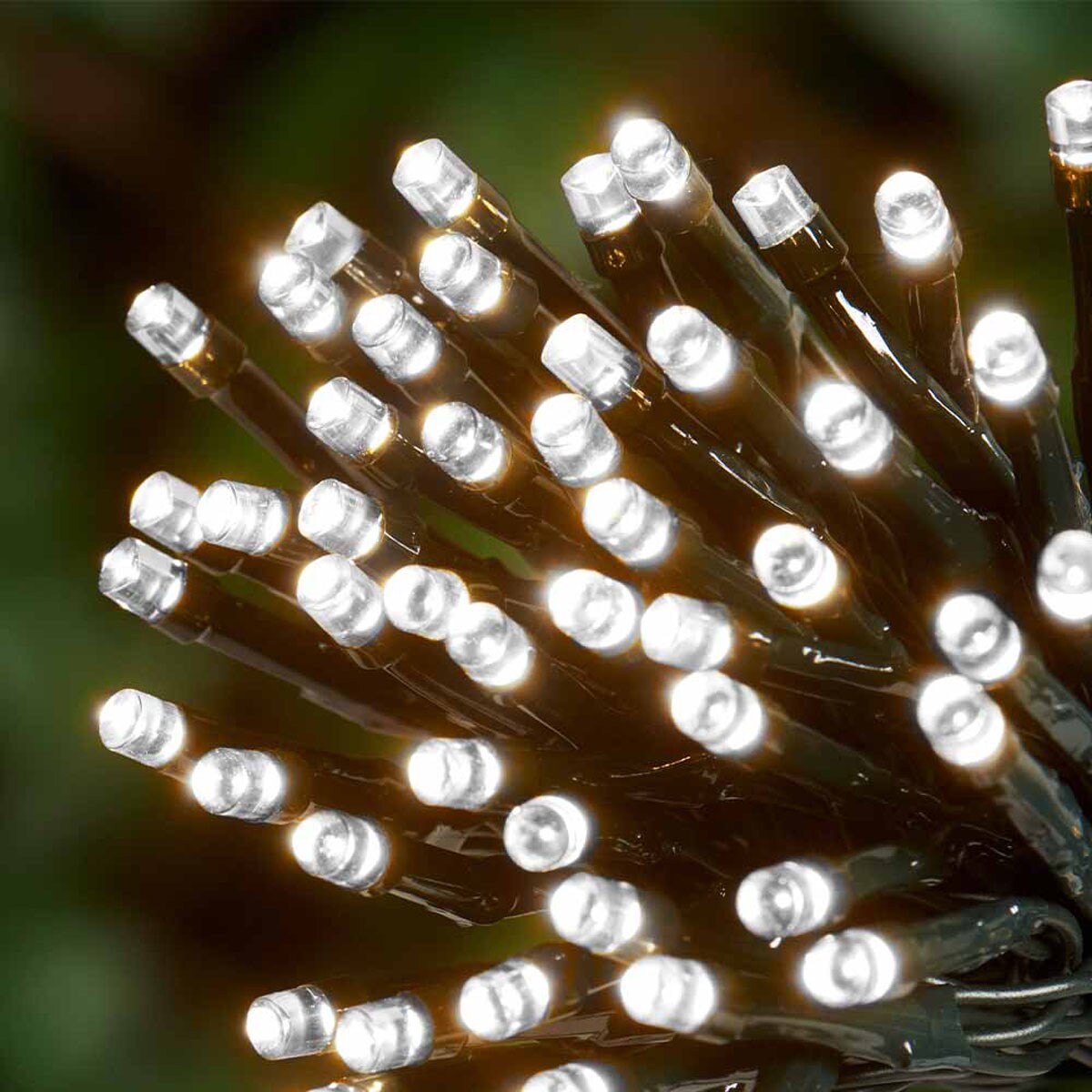 Harbor Breeze 22.63-ft Solar Green Outdoor String Light with 50 White -Light Multi-compatible Mini Bulbs