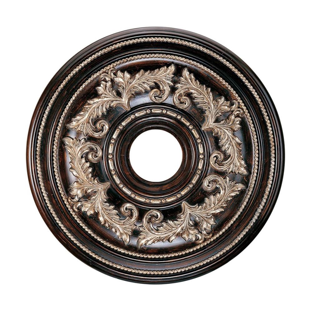 Livex Lighting 8200-40 22-in W x 22-in L Traditional Hand-rubbed Bronze Polyurethane Ceiling Medallion