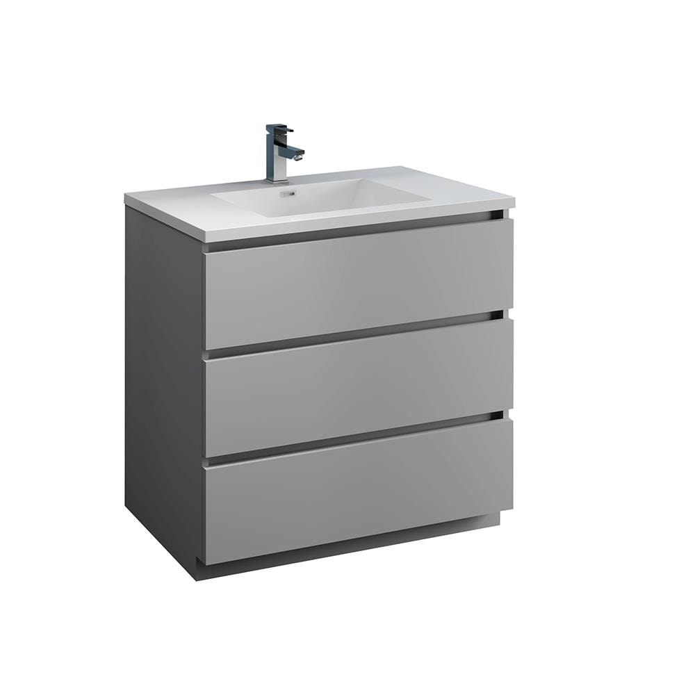 Fresca FCB9336GR-I Bath-Vanity-Combo - View #2