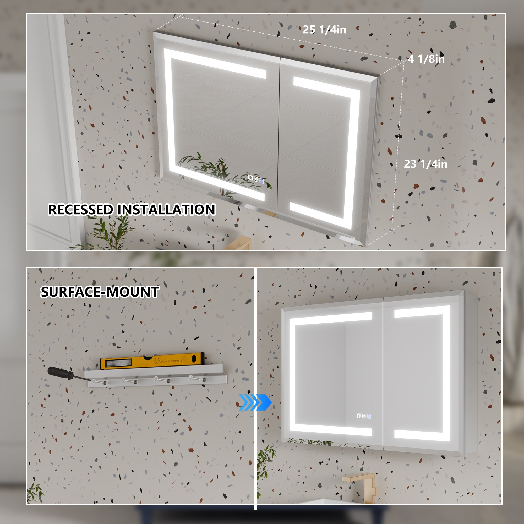 WELLFOR EX-5MC2028R Bathroom-Medicine-Cabinets - View #10