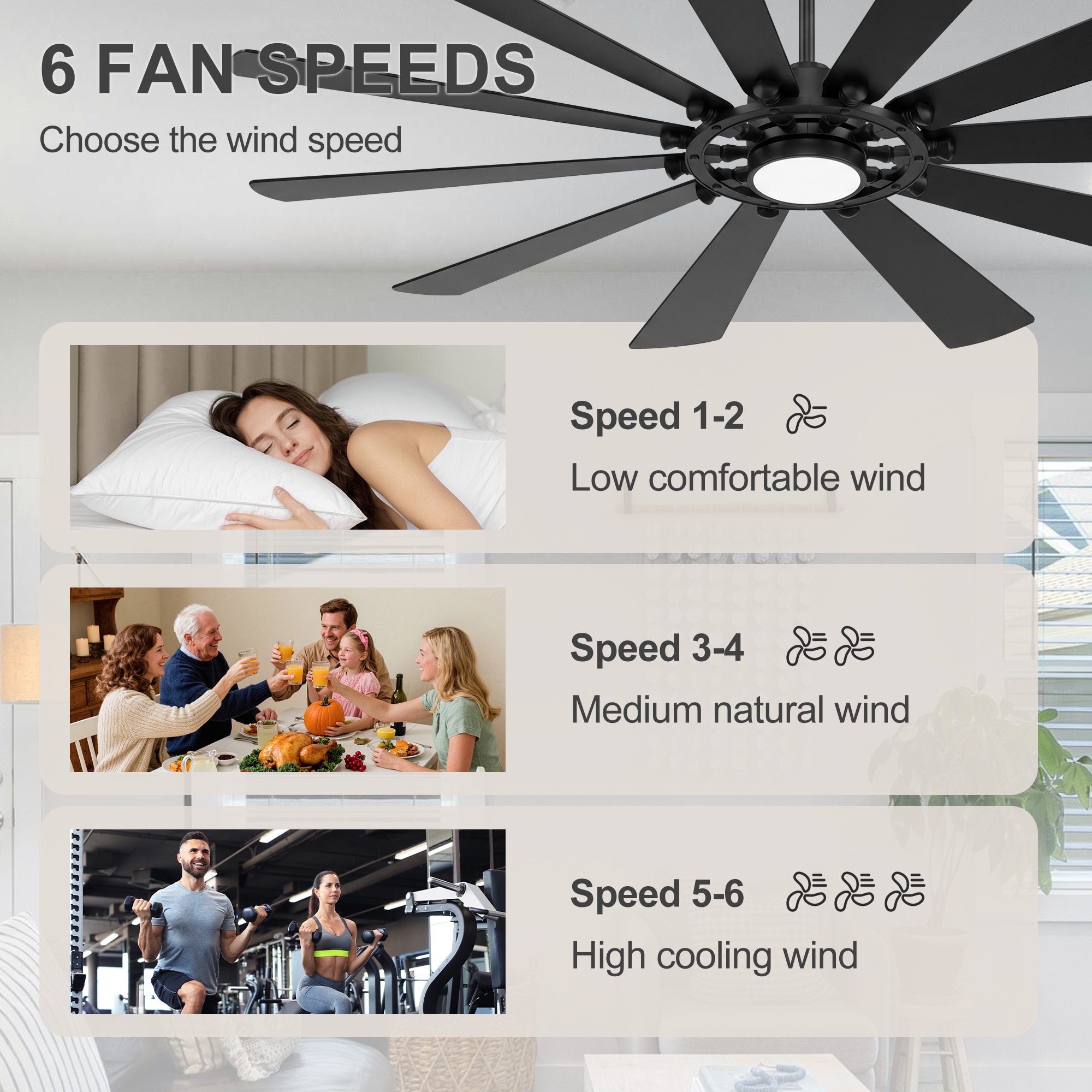 Breezary 37012-BK Ceiling-Fans - View #7