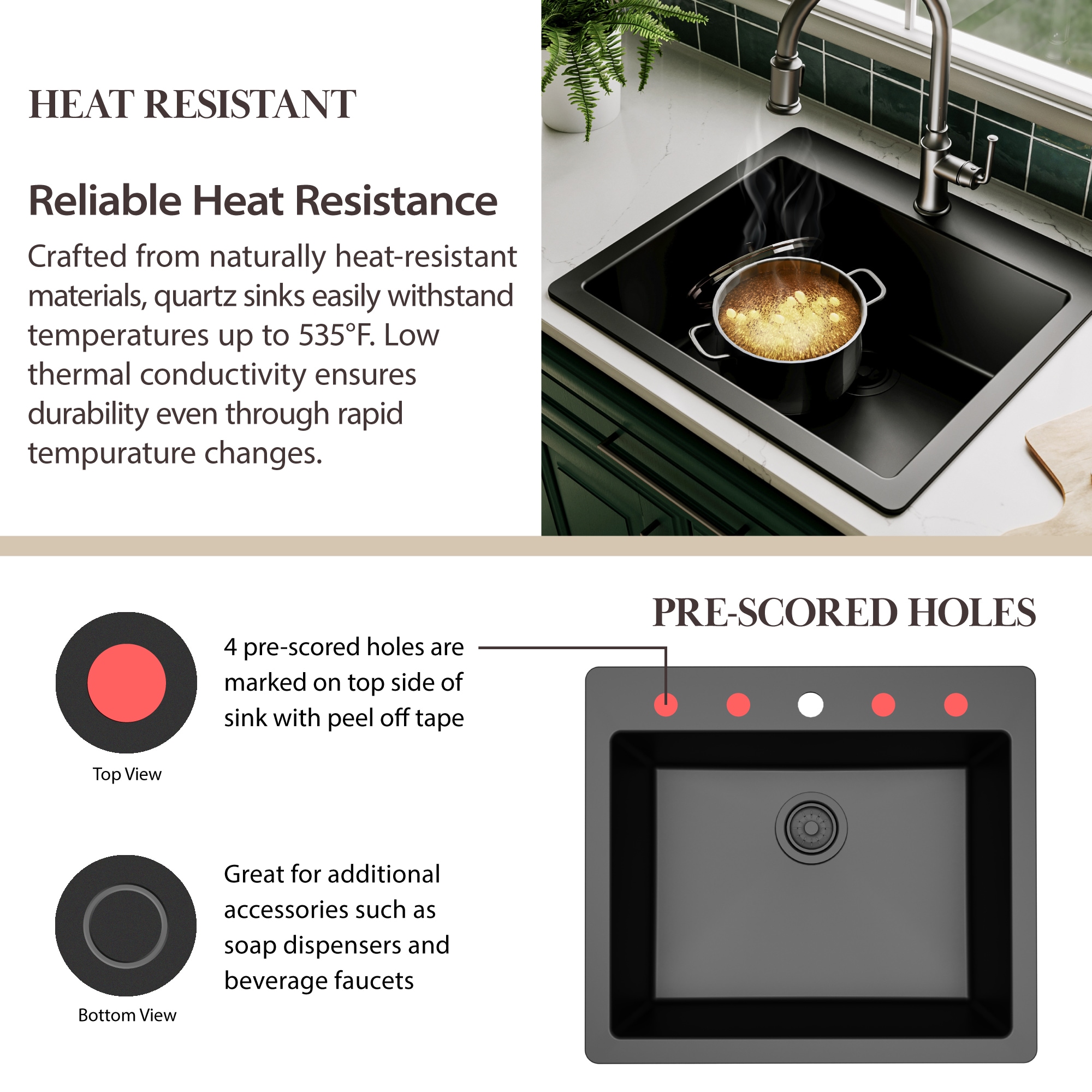allen + roth GT1020BLK Kitchen-Sinks - View #8