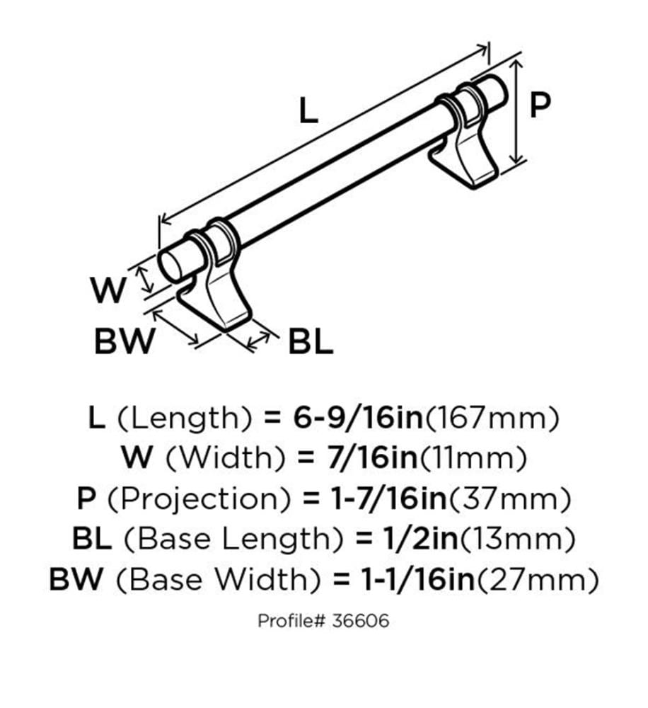 Amerock BP36606GM Cabinet-Pulls - View #6