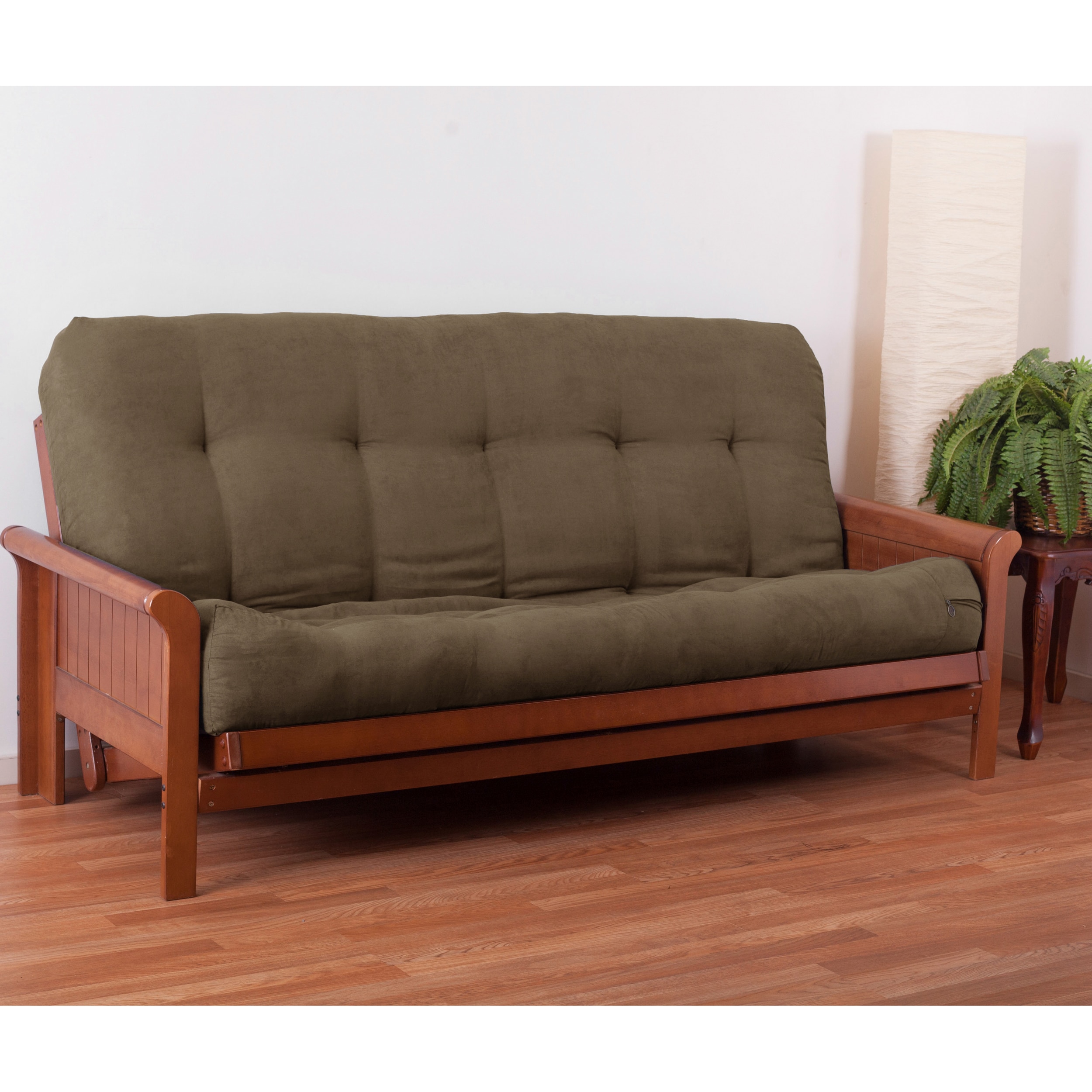 Blazing Needles 9667-MS-JV Tranquil Rest Java Queen Pocketed Coil Futon Mattress