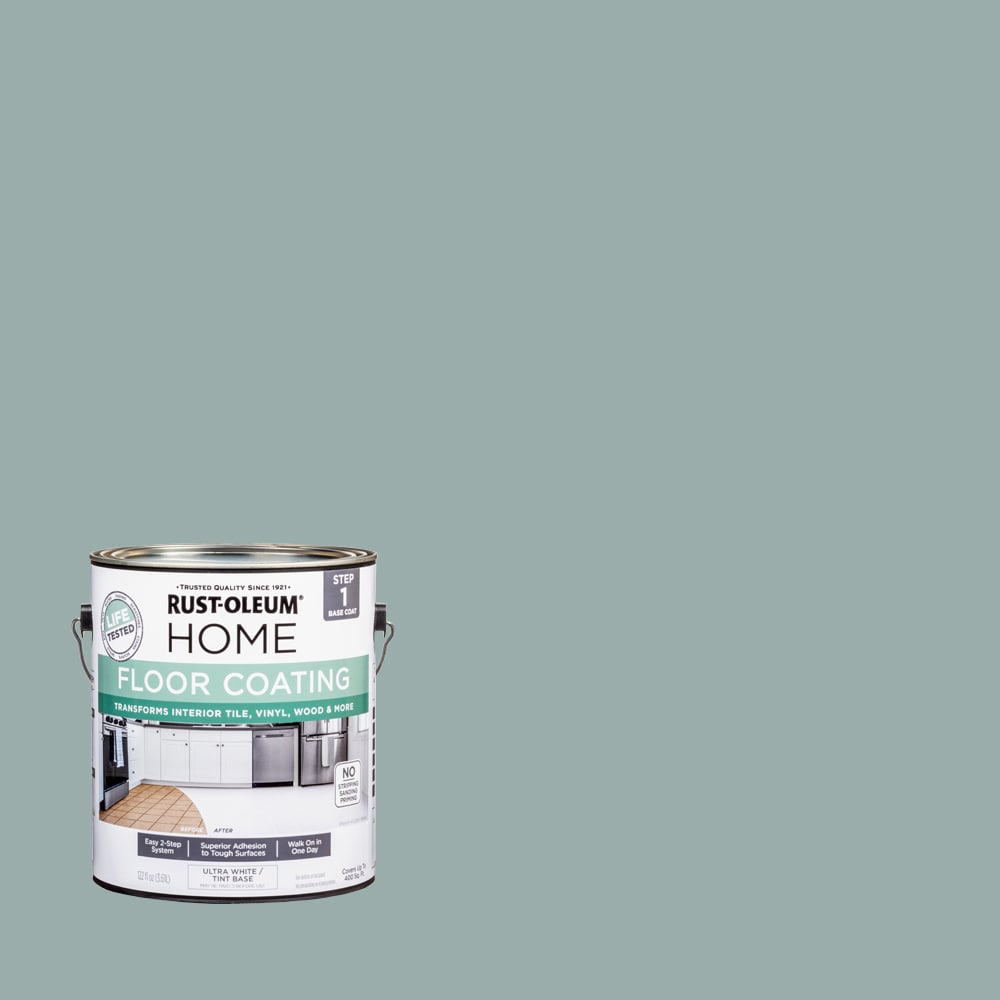 Rust-Oleum 363154T Home Floor Coating River Mist Matte Interior Porch and Floor paint ( 1-gallon )
