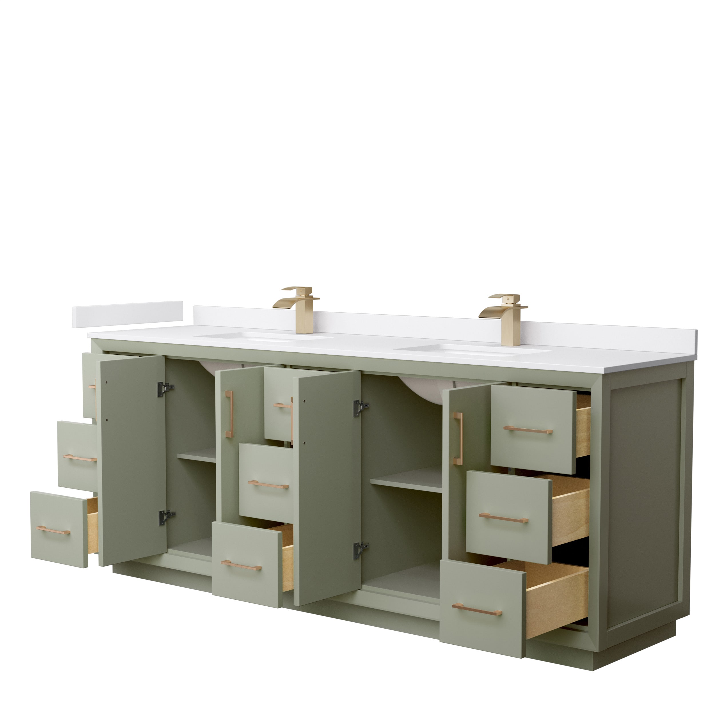 Wyndham Collection WCF414184DLZWCUNSMXX Bath-Vanity-Combo - View #2