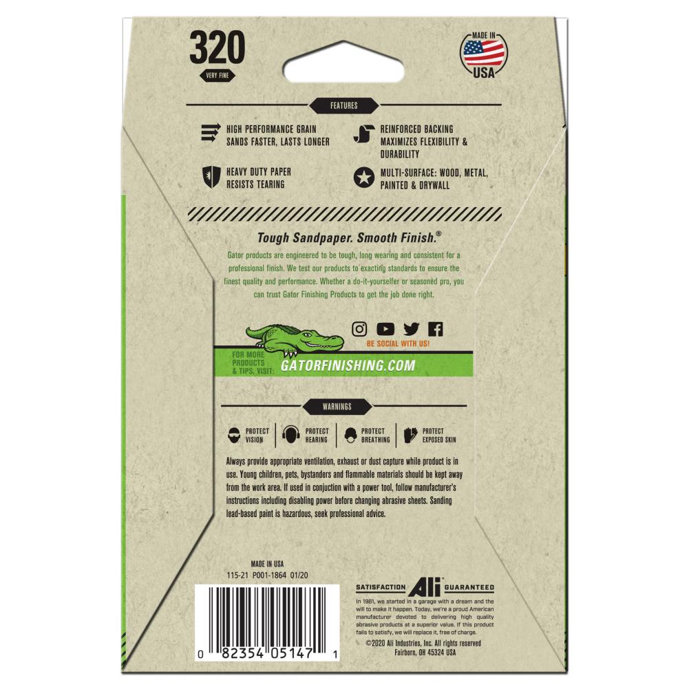 Gator 5147 Pt-Sandpaper - View #2