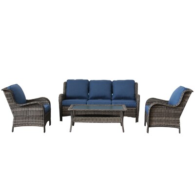 Wicker Patio Conversation Set, Viewport Outdoor Furniture
