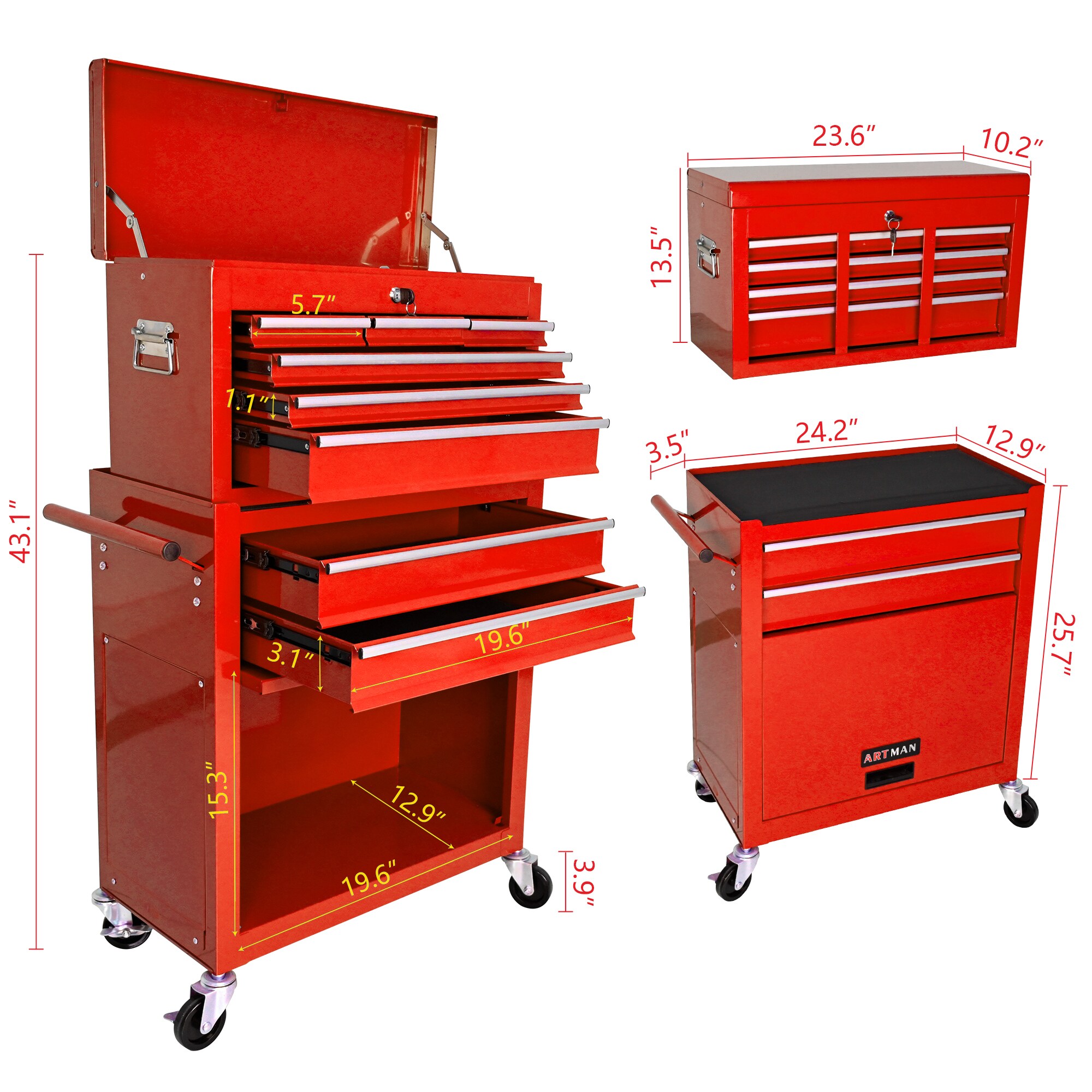 LOVMOR SF-W-W110243144 Tool-Chest-Combos - View #9