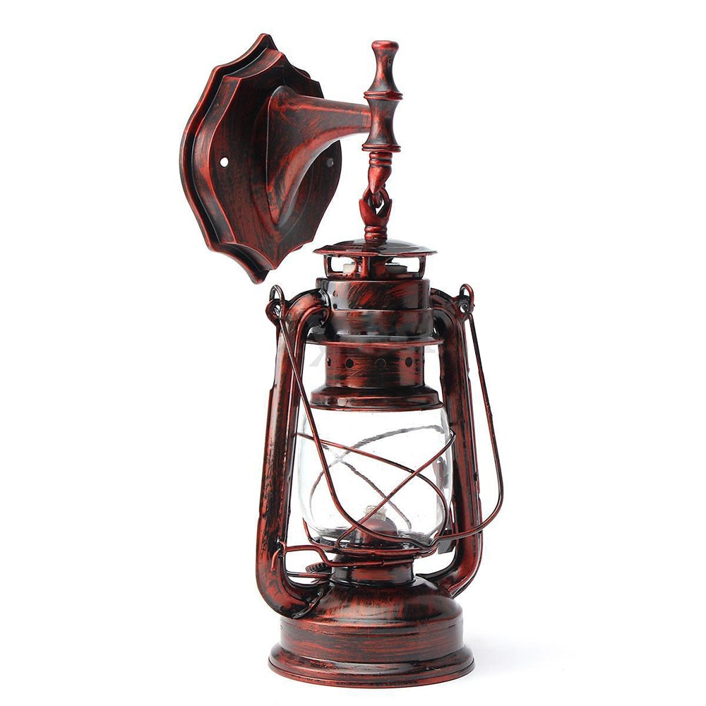 Oukaning HG-ZJGJ-4243 1 -Light 14.96-in H Brushed Bronze Hardwired Outdoor Wall Light