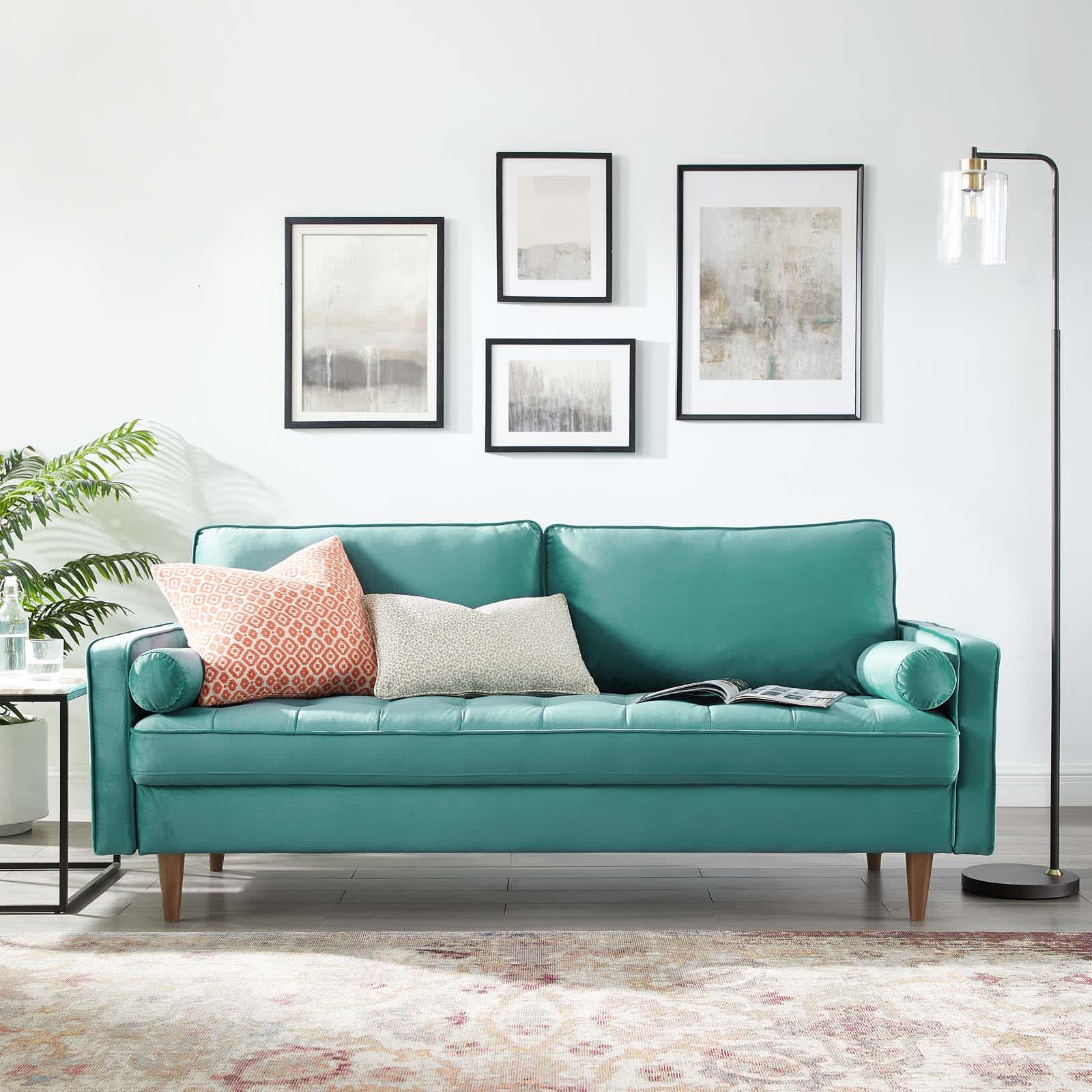 Modway EEI-3764-TEA Sofas-Loveseats - View #10