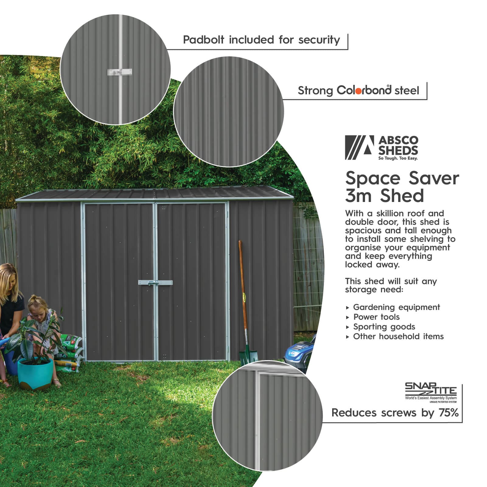 ABSCO AB1111 Metal-Storage-Buildings-Sheds - View #3