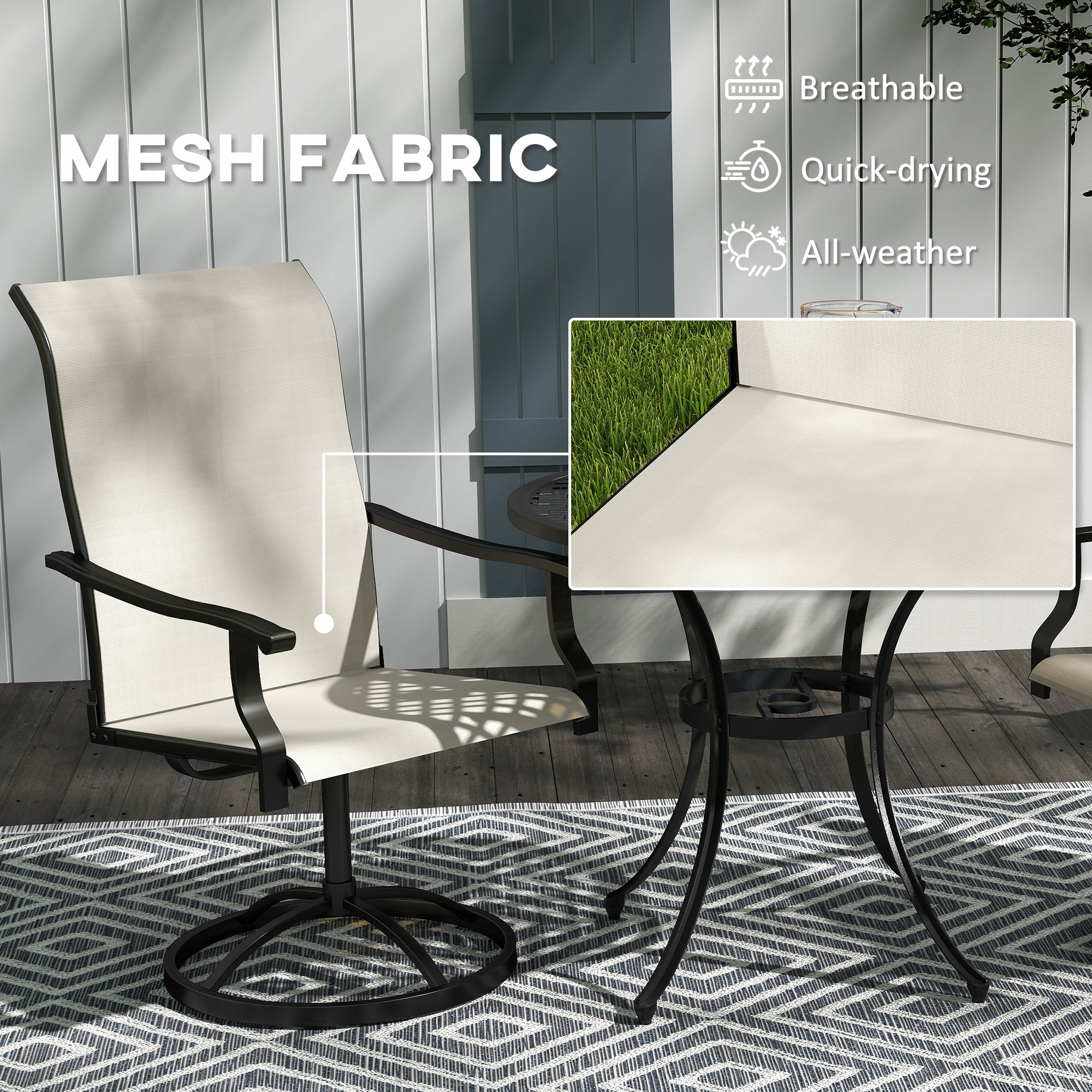 Outsunny 84G-834V00BG Garden-Stools - View #5