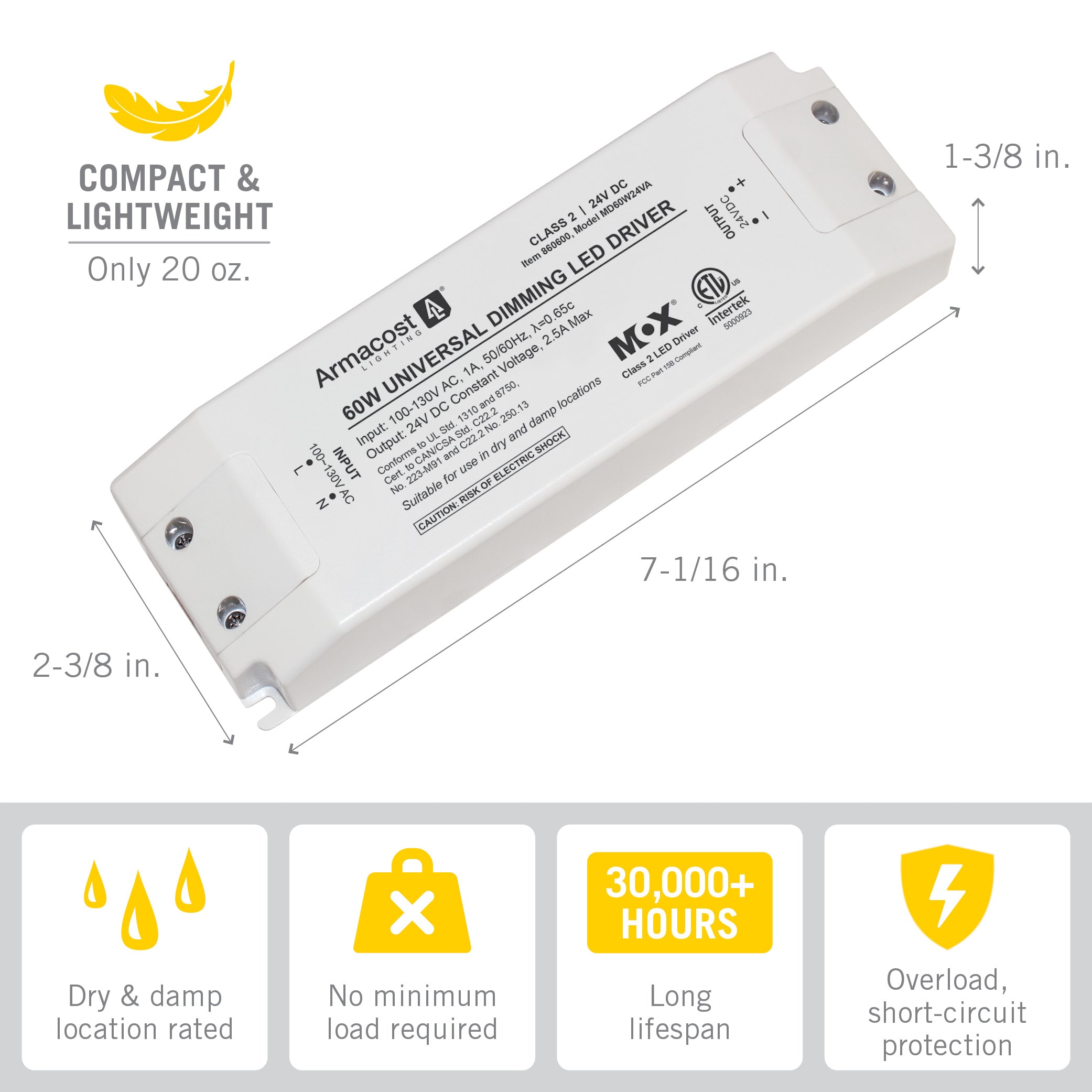 Armacost Lighting 860605 Cabinet-Lighting-Parts - View #2