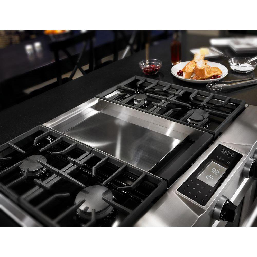 KitchenAid - KGCU463VSS - 36-Inch 4 Burner with Griddle, Gas