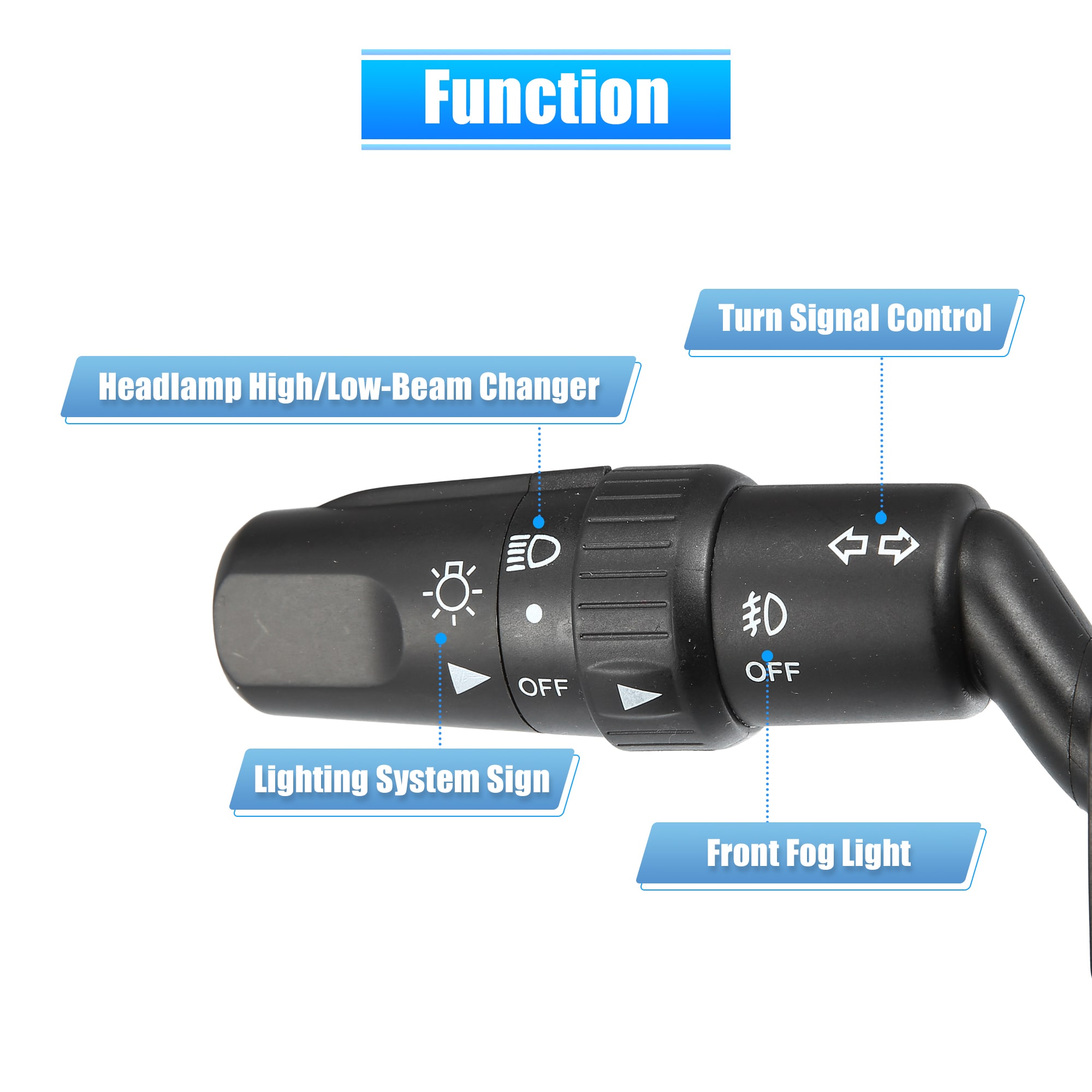 Unique Bargains Car Steering Column Turn Signal Lever