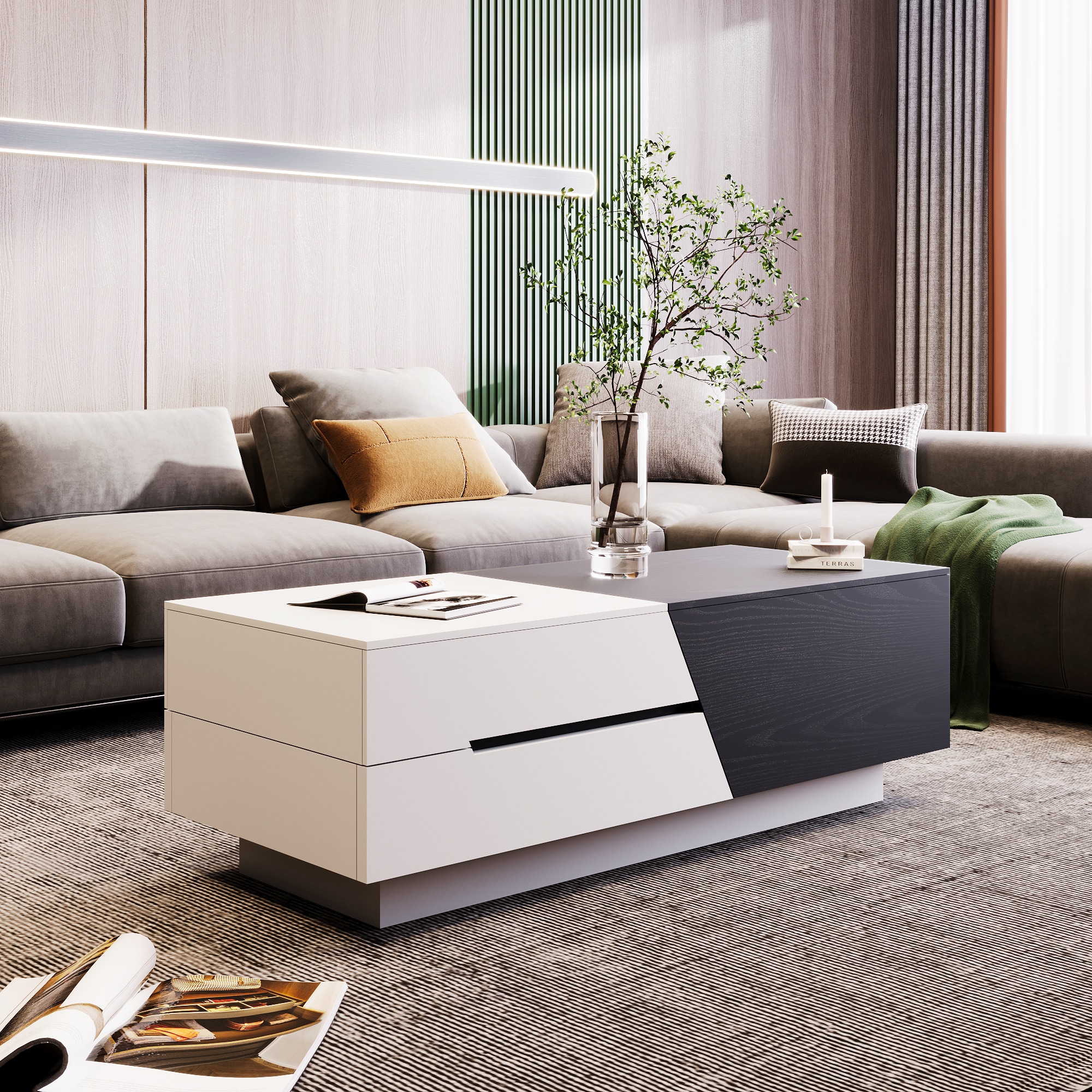 ModernLuxe L3P-WF308184AAB Coffee-Tables - View #3