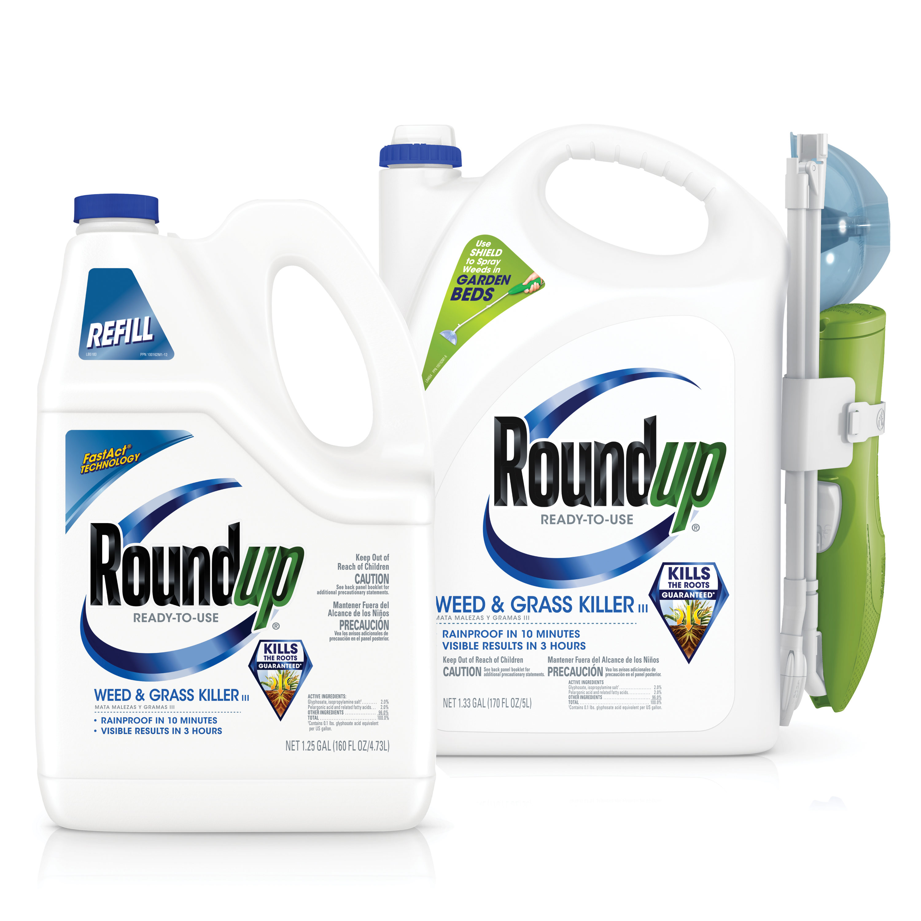 Roundup Product Bundle Ready to Use Weed and Grass Killer