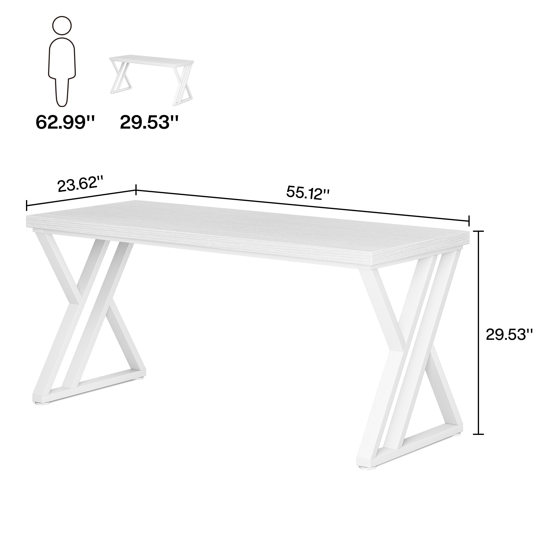 Fnova LWTJ-U0206 Office-Tables - View #3