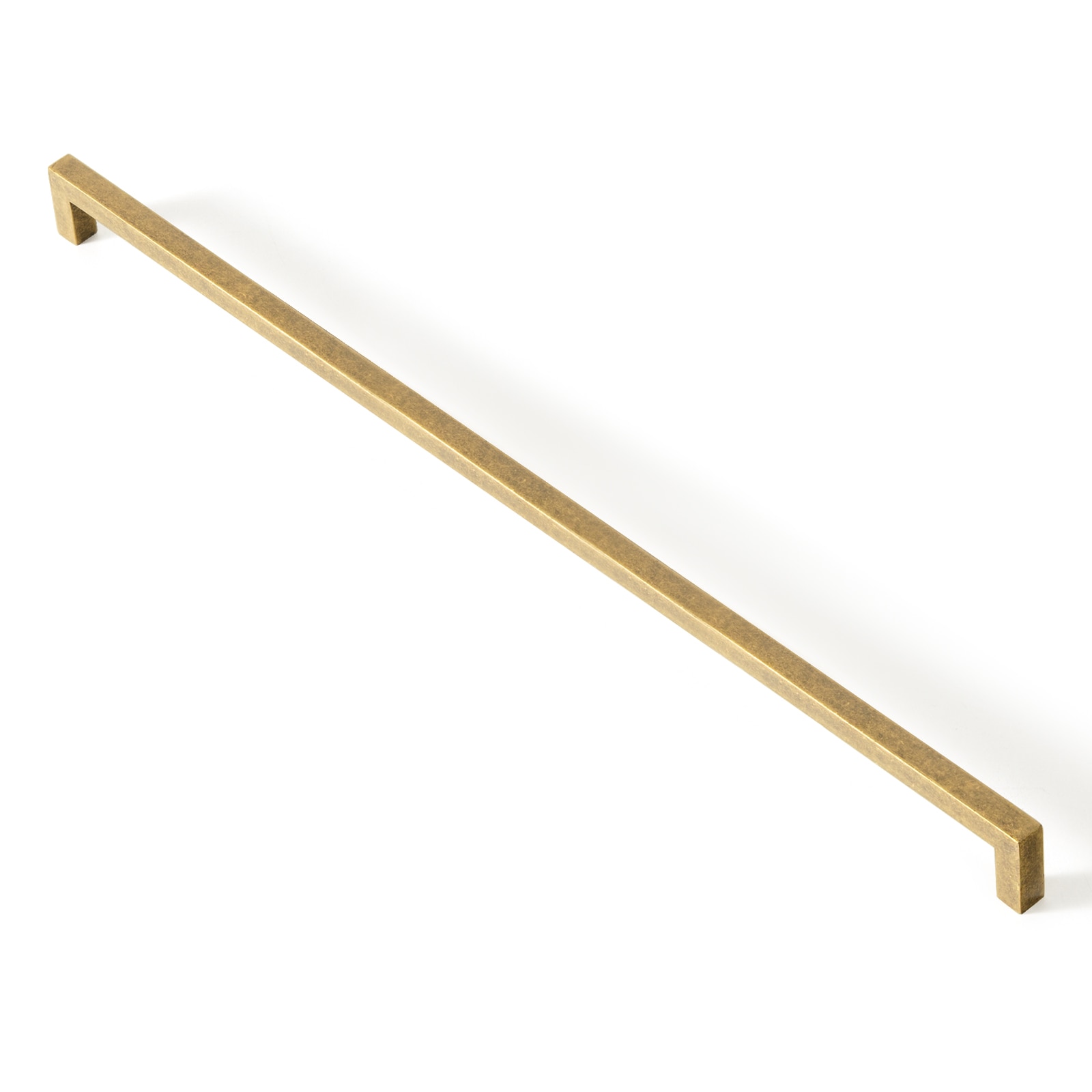 Miaokesen 9335GT-320 12-5/8-in , 320mm Center to Center Antique Brass Rectangular Handle Drawer Pulls 6 -Pack