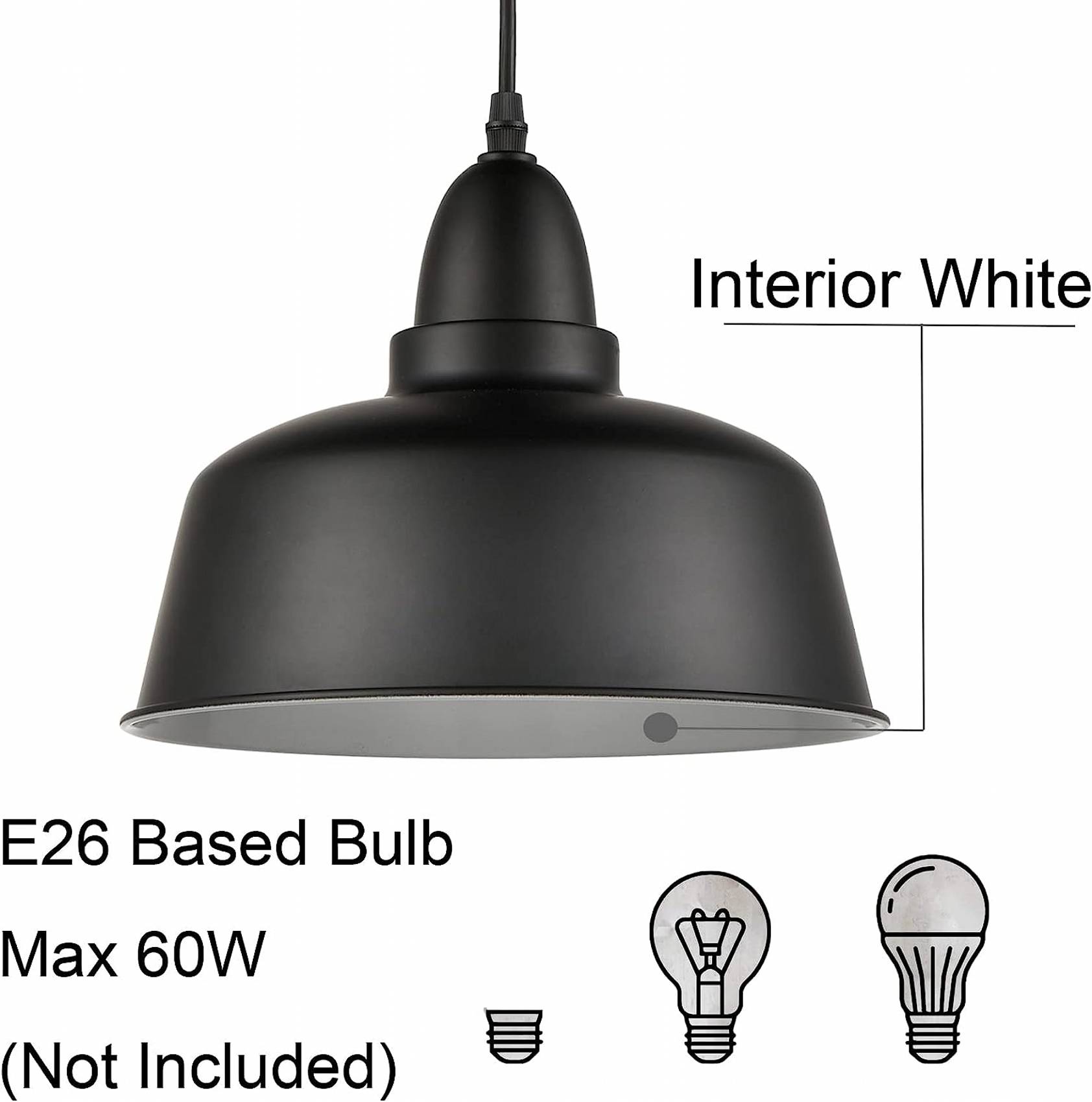 Claxy TJ-T5214DU-BK Pendant-Lights - View #5