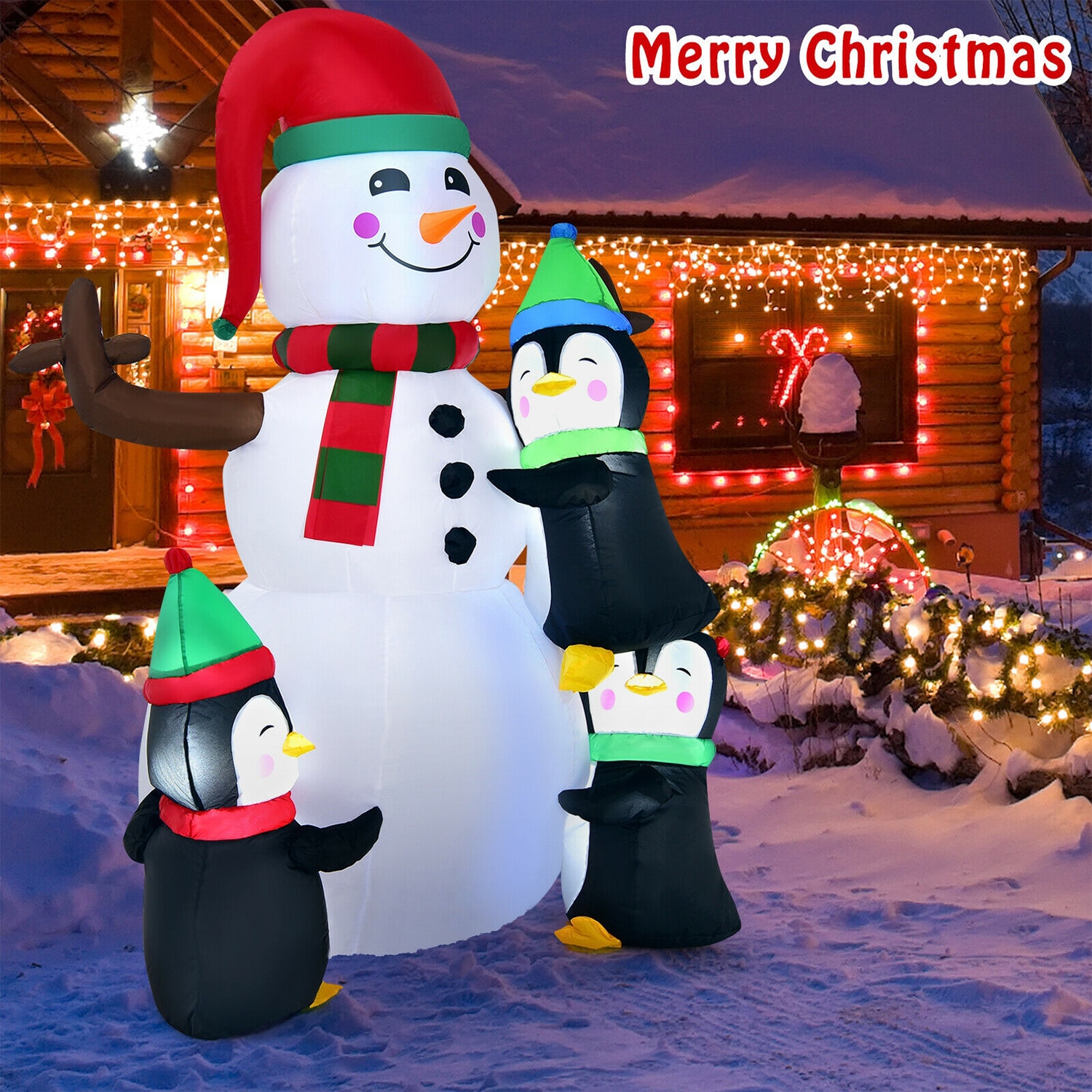 WELLFOR HYG23741US Christmas-Inflatables - View #4