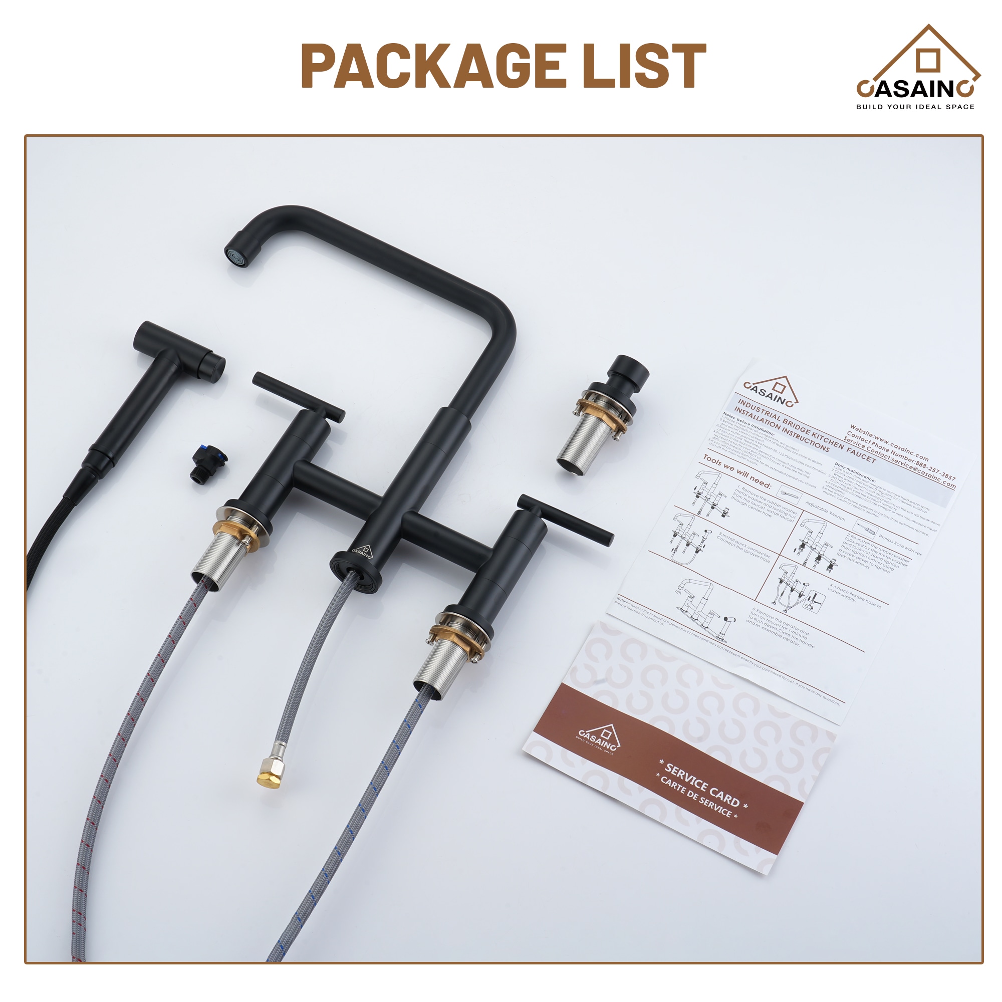 CASAINC KCLT0002-MB Kitchen-Faucets - View #9