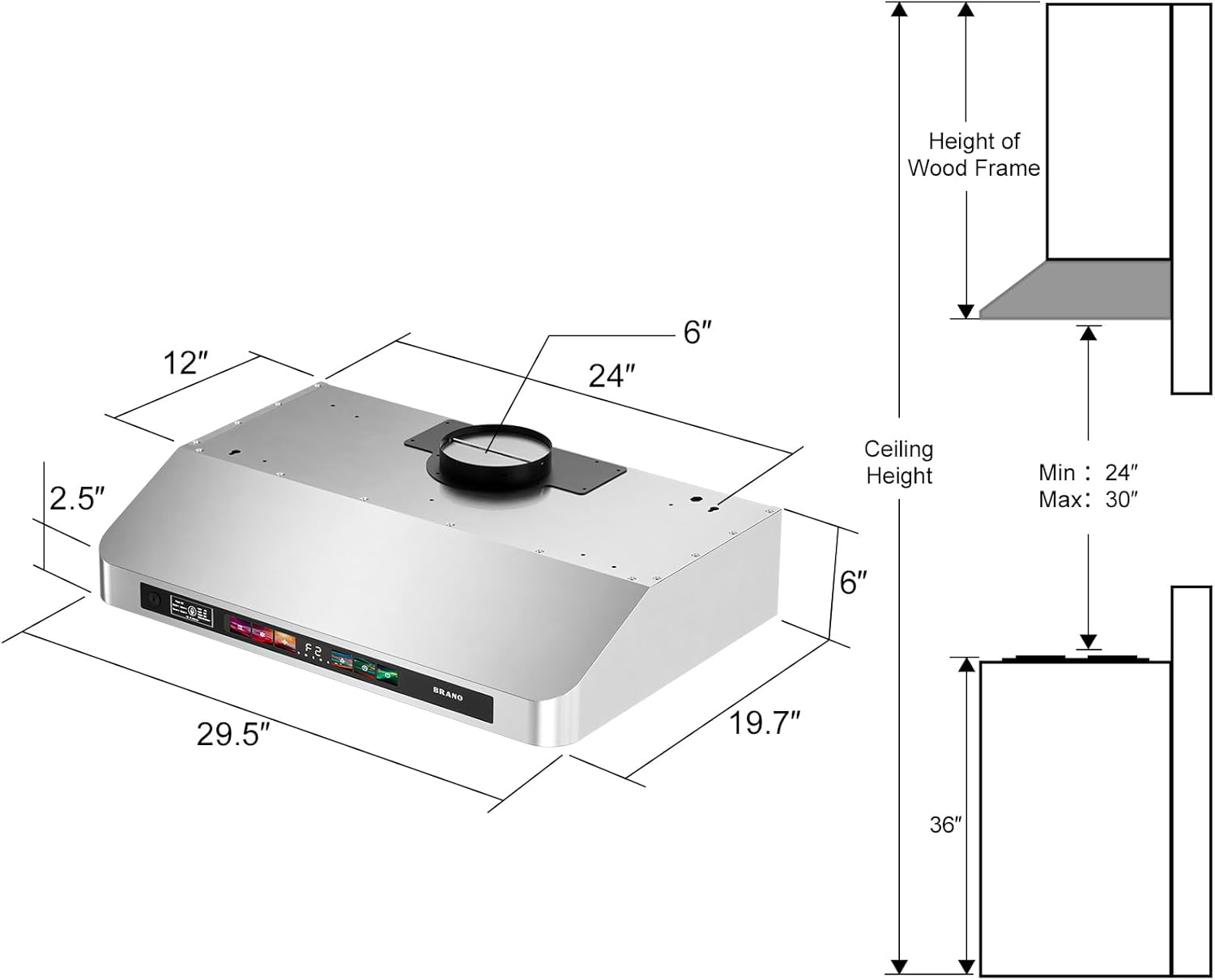 CESICIA RBI-59 Undercabinet-Range-Hoods - View #4