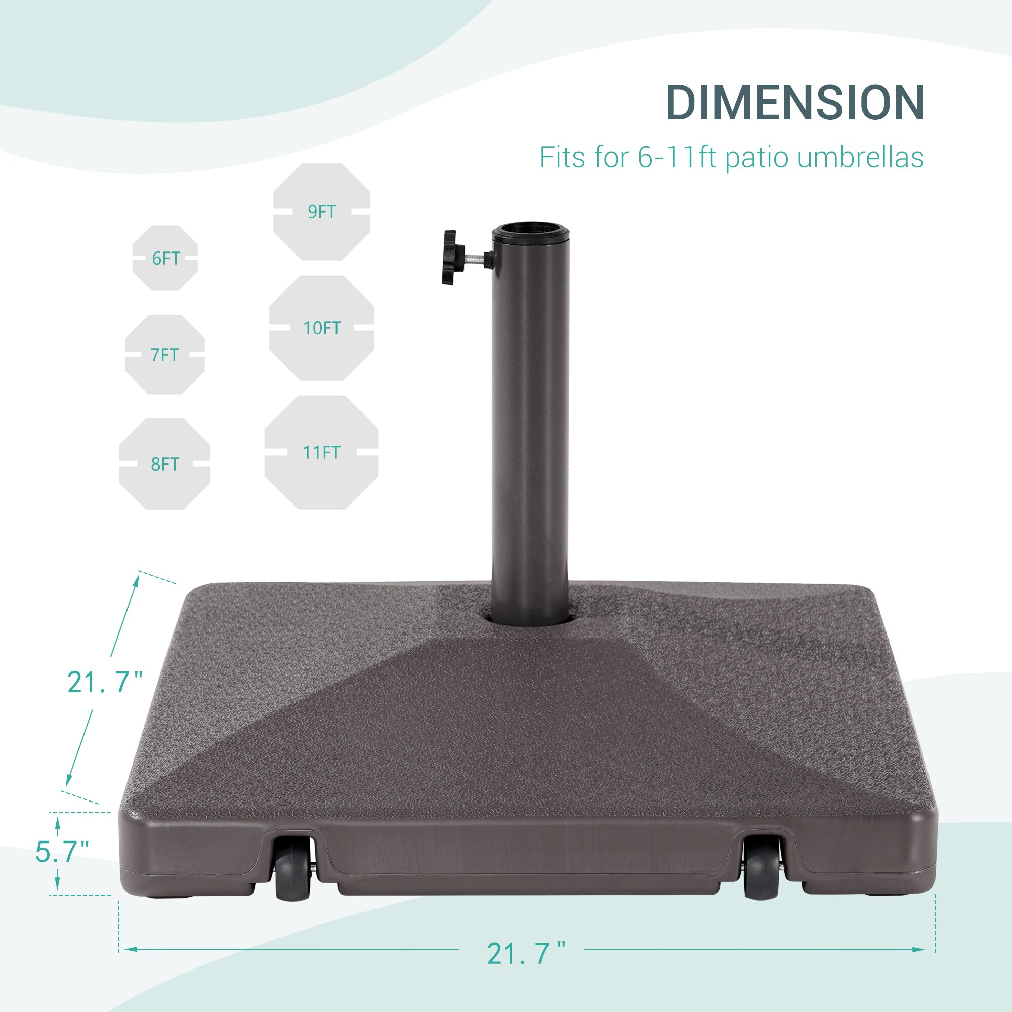 ACEGOSES LW-61UB Umbrella-Bases - View #2