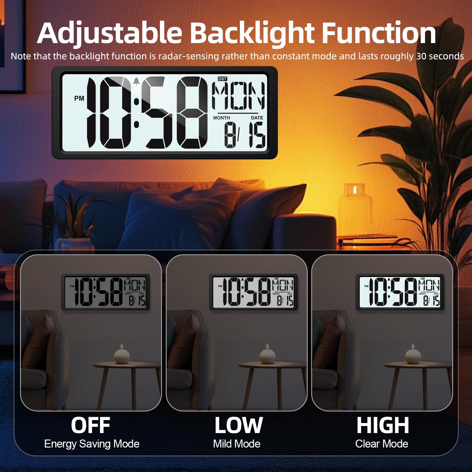 Phewnyzo LPW0813W082 Indoor-Outdoor-Clocks - View #4