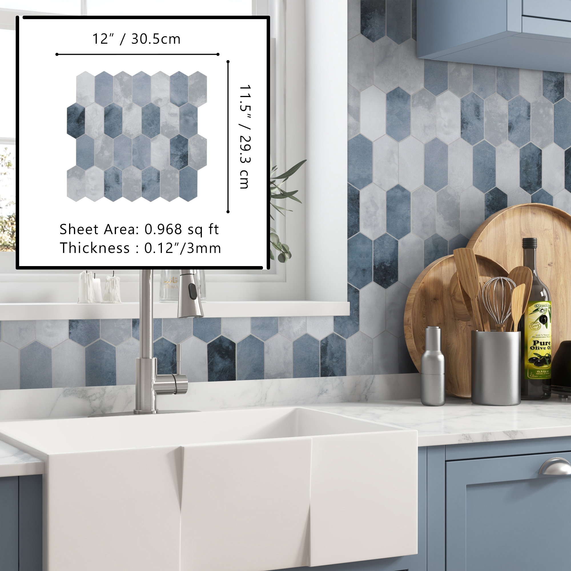 SUNWINGS SDS002-BLU-10 Ceramic-Tile - View #7