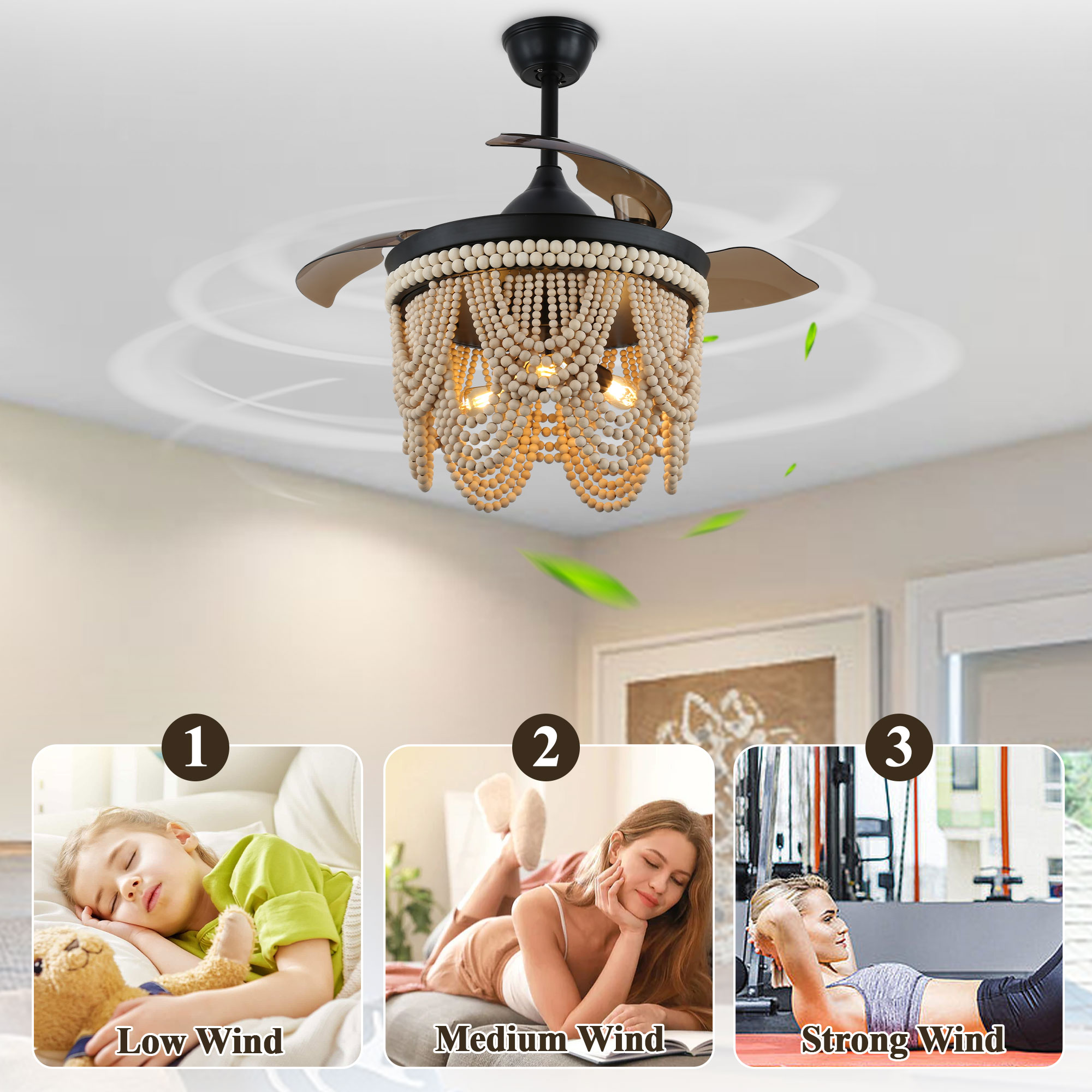 Bella Depot DCFSD4265-B Ceiling-Fans - View #4