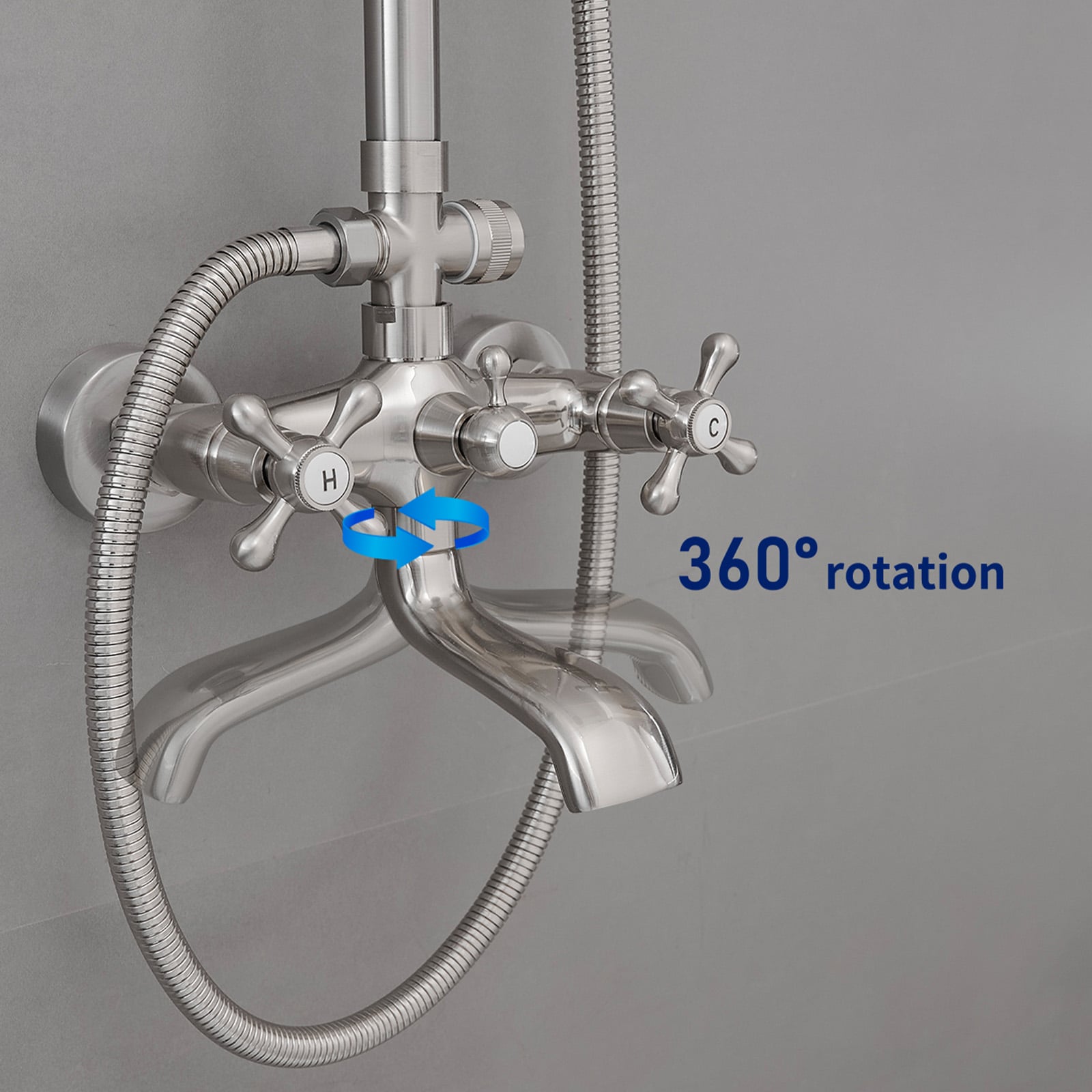 BWE A-98023-S-N Showerhead-Bar-Panels - View #6