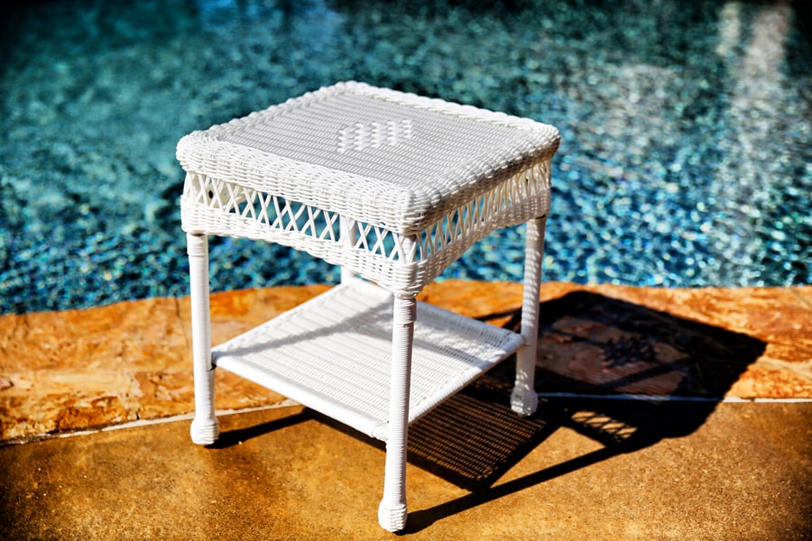 Tortuga Outdoor PSR2-P-WH Patio-Conversation-Sets - View #3