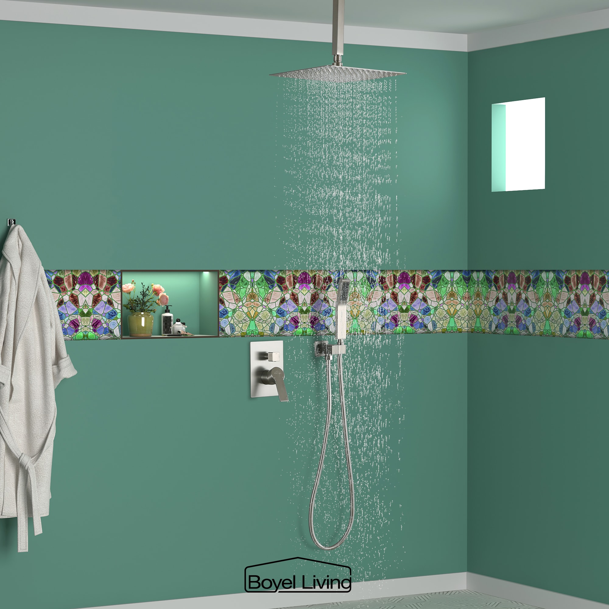 Clihome SMD-88005BN Showerhead-Bar-Panels - View #4