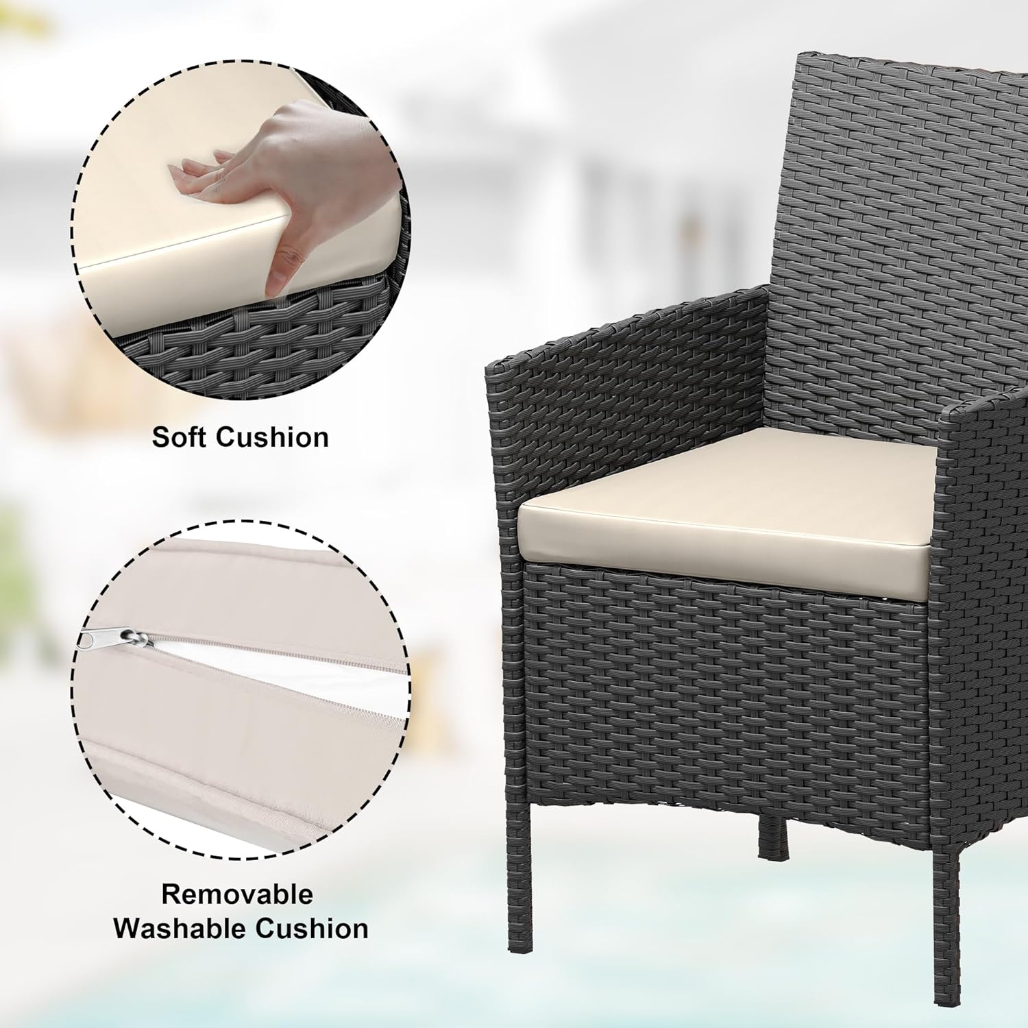 Qeetex LHF-HW-PHO-34ULT4UH Patio-Conversation-Sets - View #3