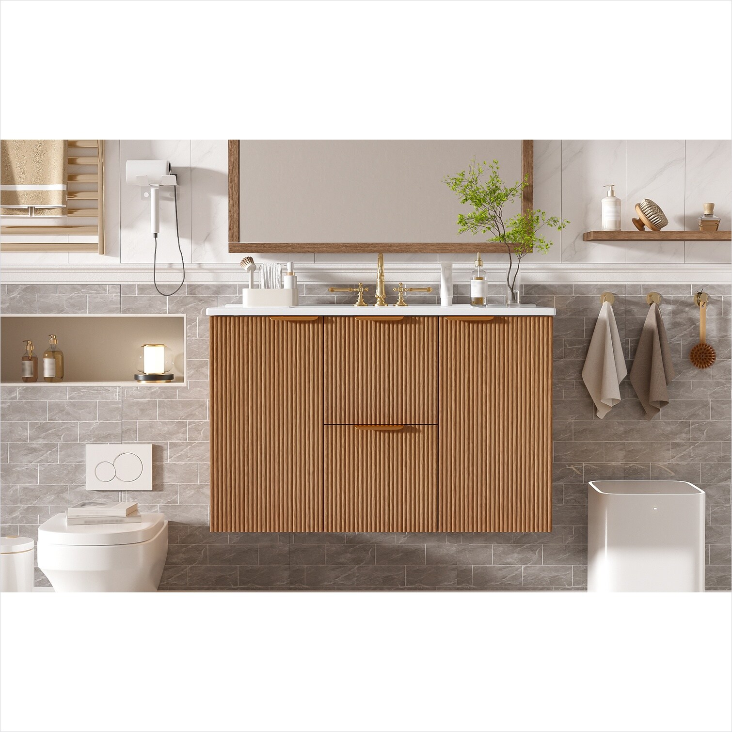 SunJet J465DFZS7LKE Bath-Vanity-Combo - View #4