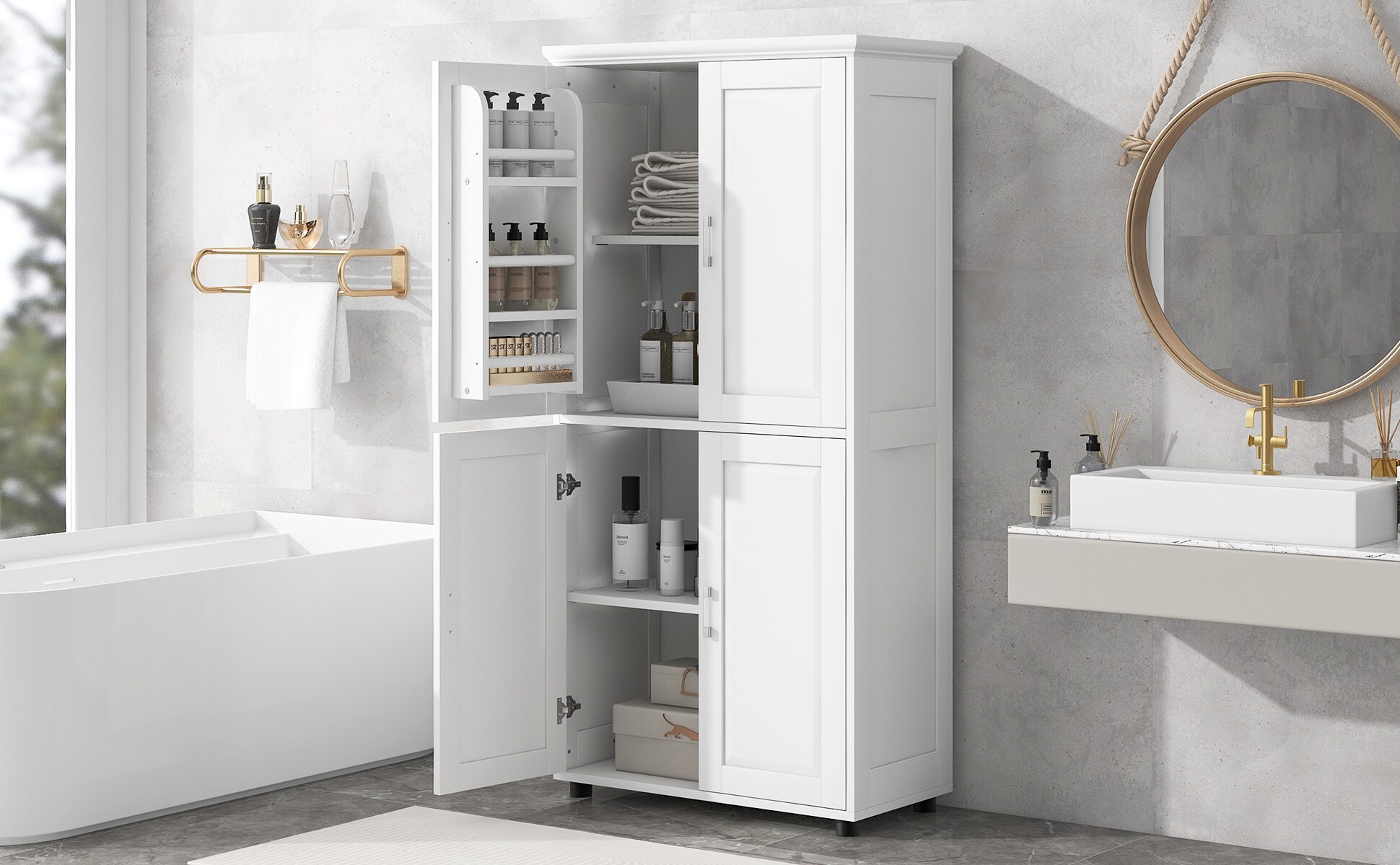 Tatayosi XH-23345AAK Bathroom-Wall-Cabinets - View #4