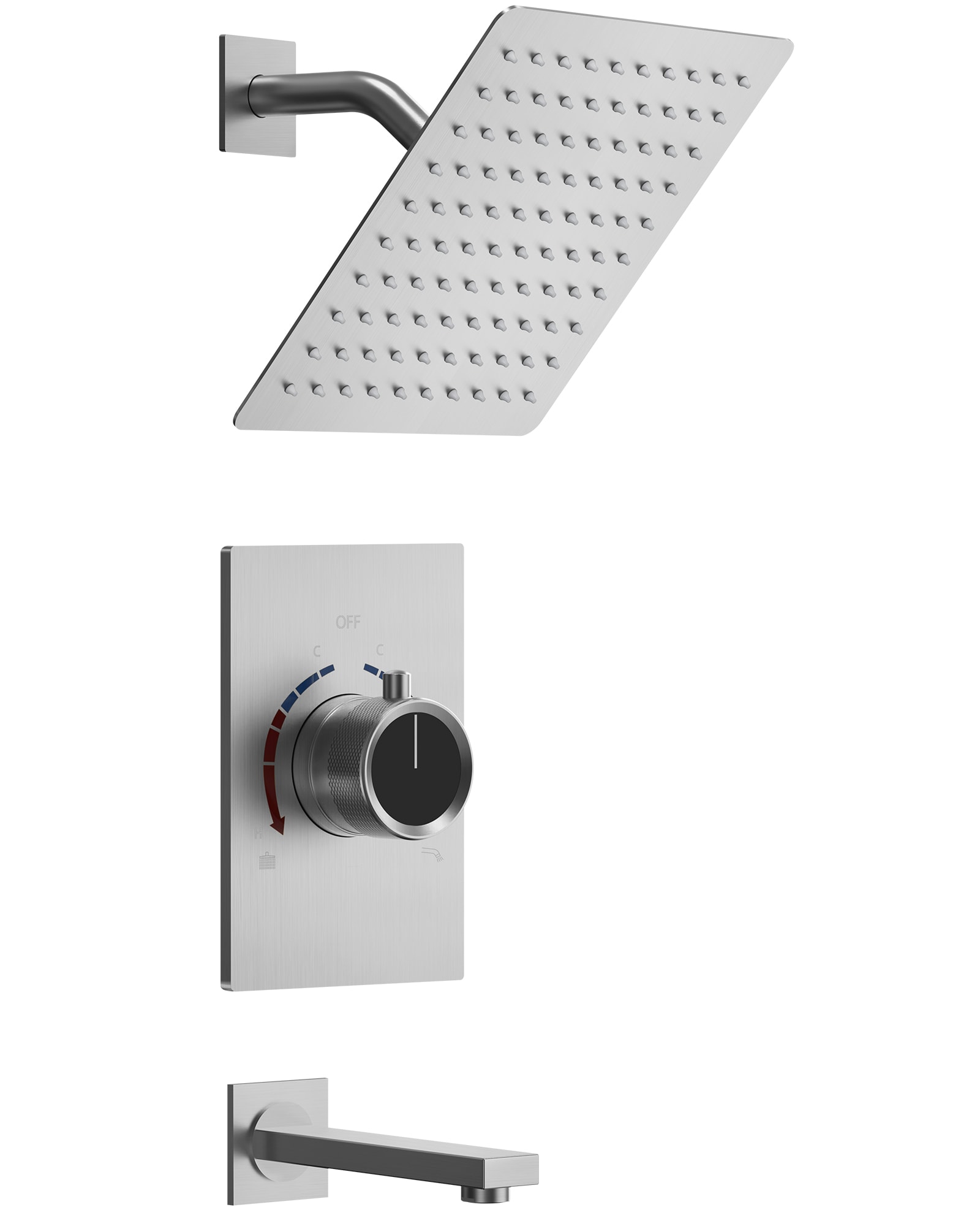 GRANDJOY TOBILI5182BG Showerhead-Bar-Panels - View #11