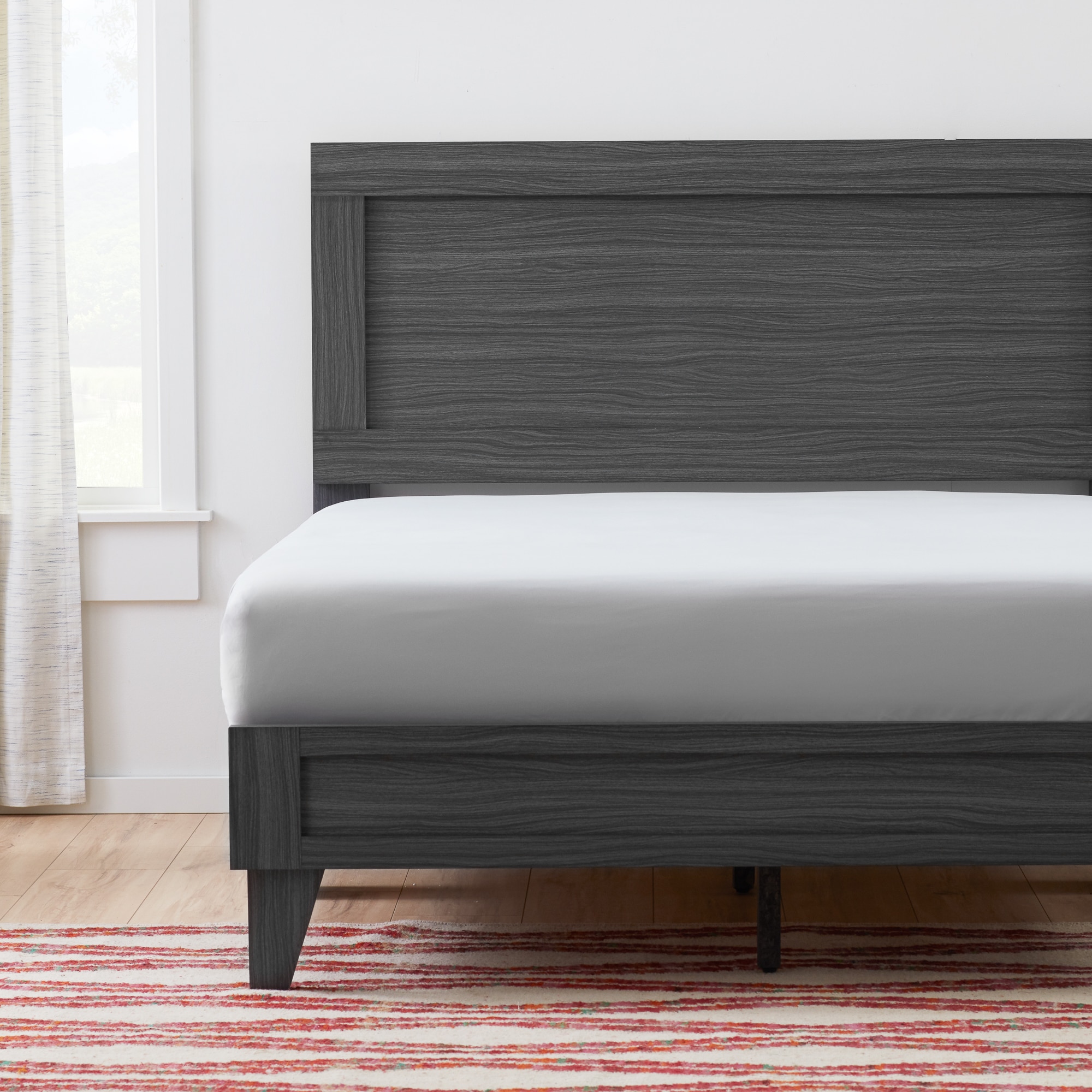 Classic wood store platform bed