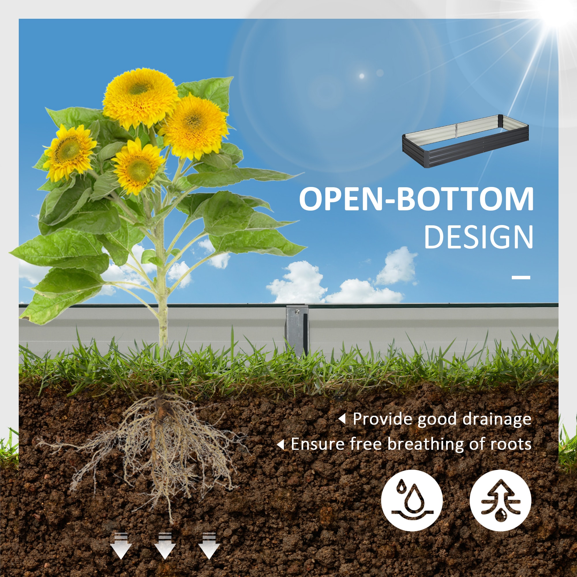 AHIOU HOME ZAAHG-P172487GB Raised-Garden-Beds - View #5