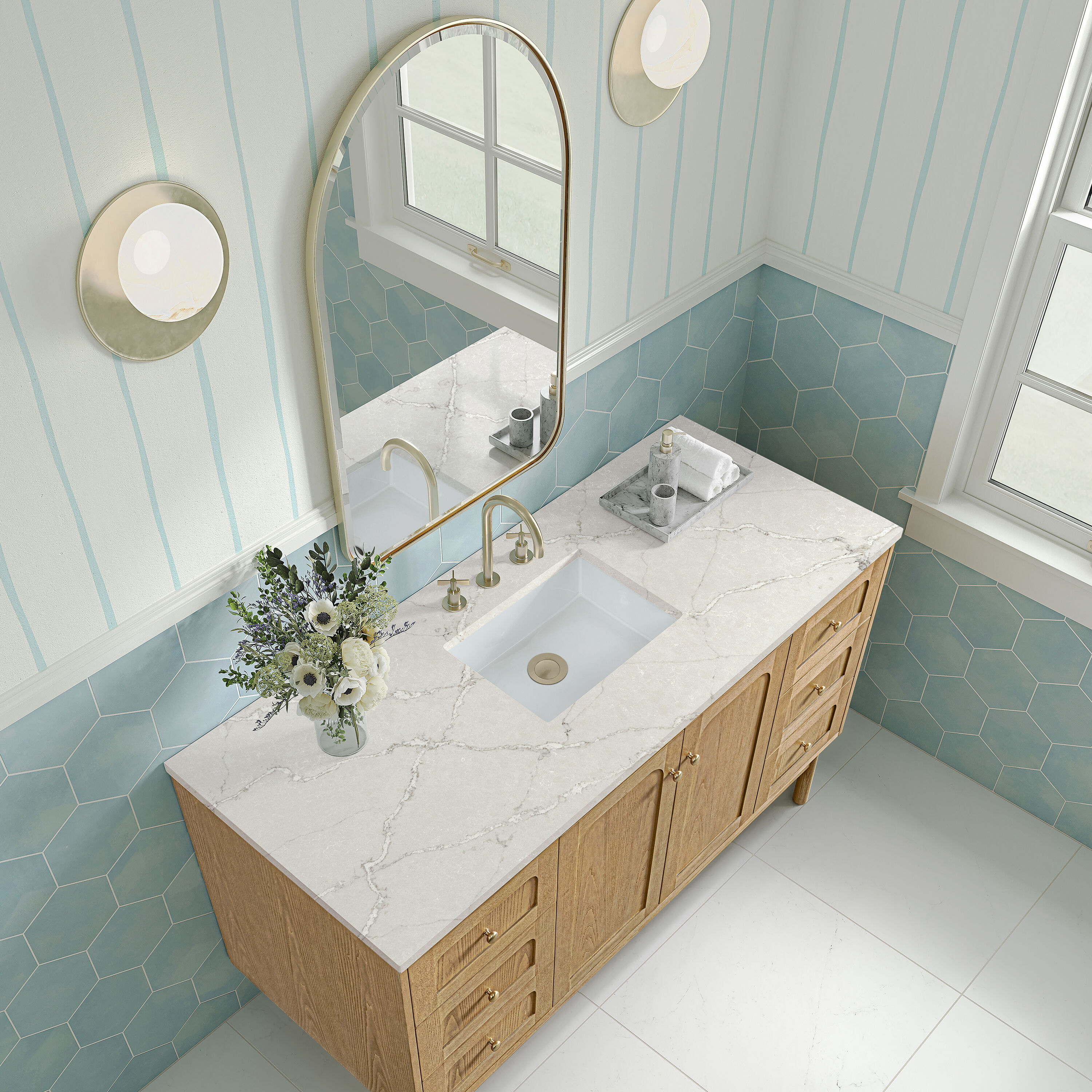 James Martin Vanities 545-V60S-LNO-3VSL Bath-Vanity-Combo - View #10