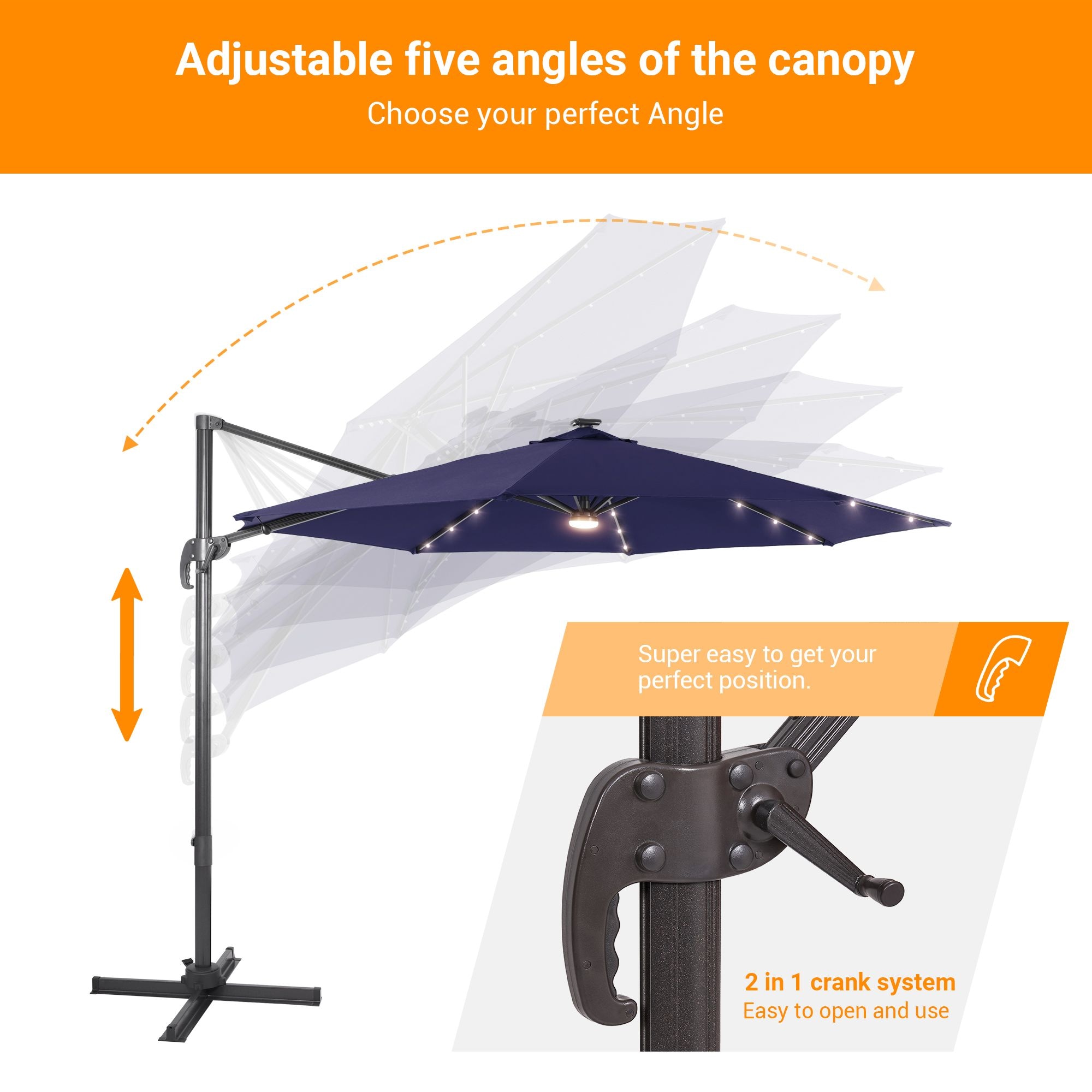 Sonkuki SD-MN12L-LED Umbrellas-2 - View #5