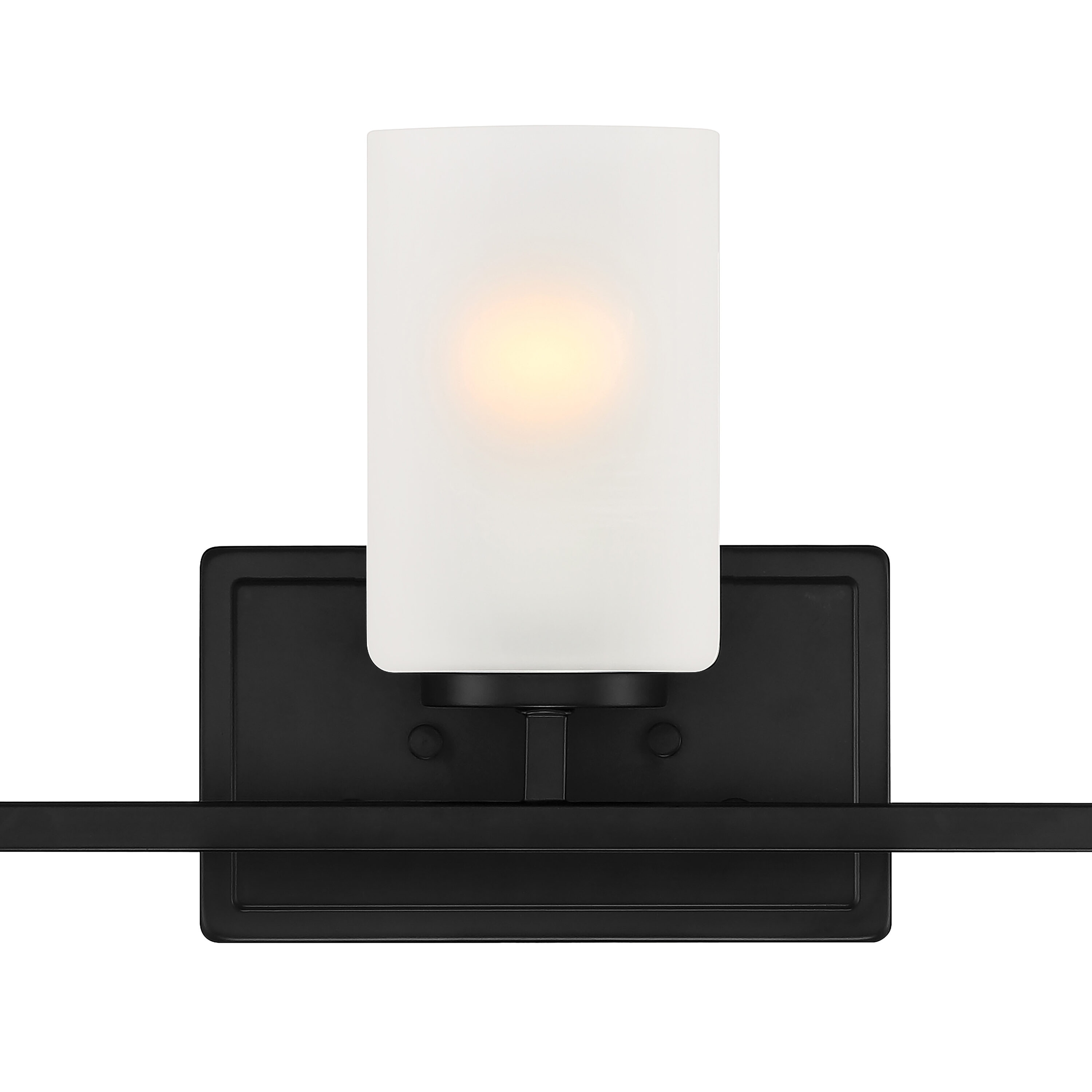 Matte Black 21" Modern Bathroom Vanity Light