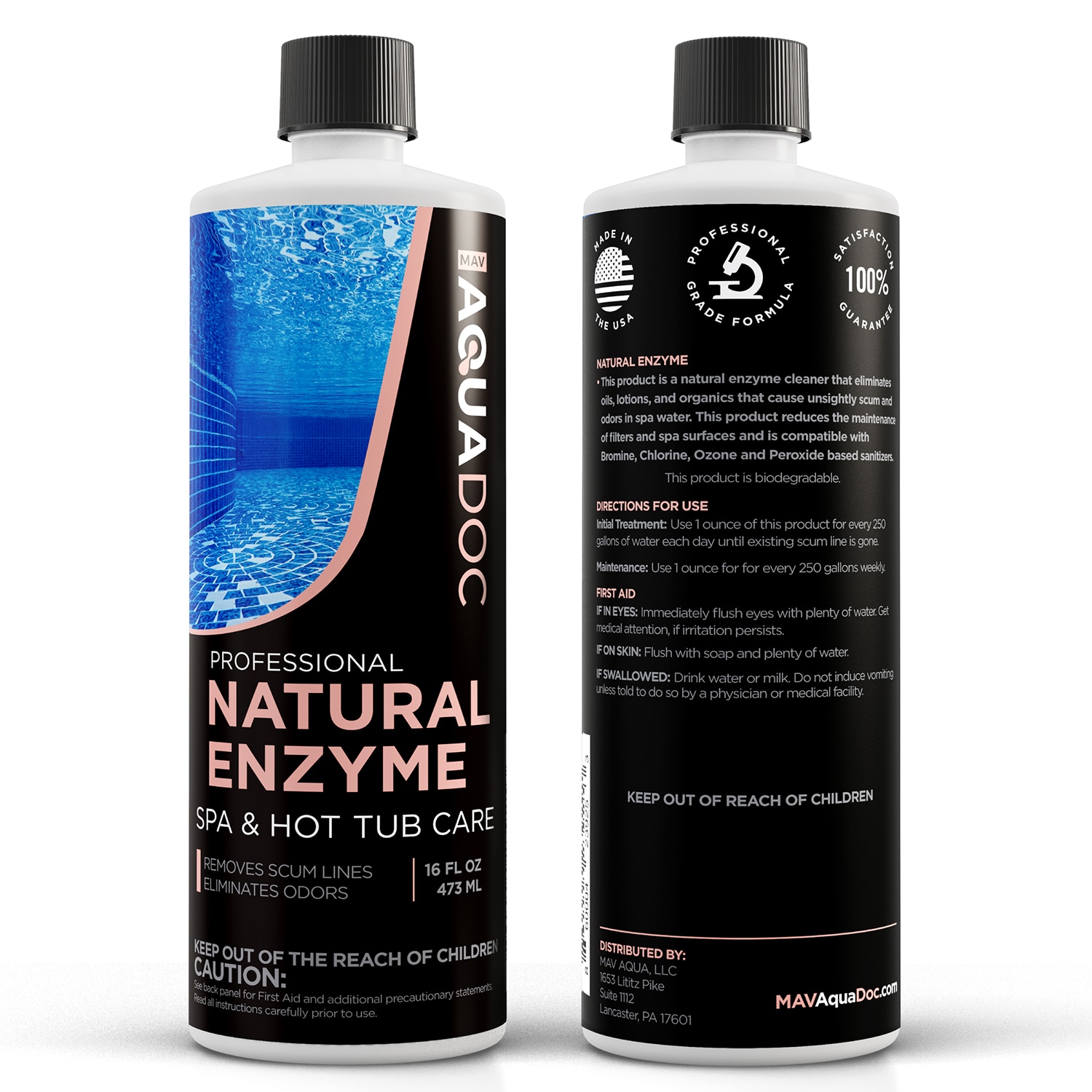 MAV AquaDoc AQUAENZYME-3 Spa-Chemicals - View #7
