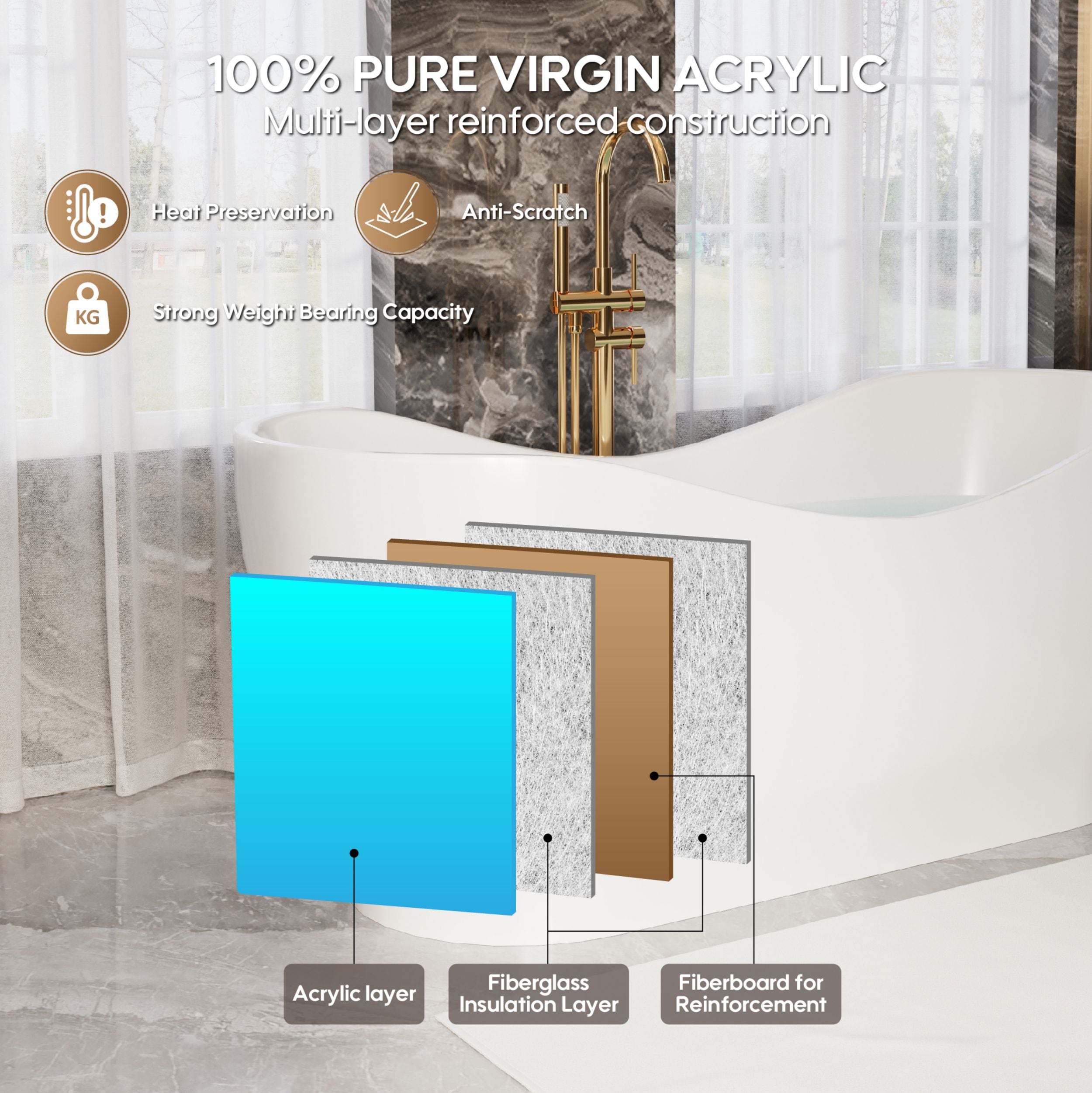 LIVIZA LBTY-VZ67VEL bathtubs - View #4