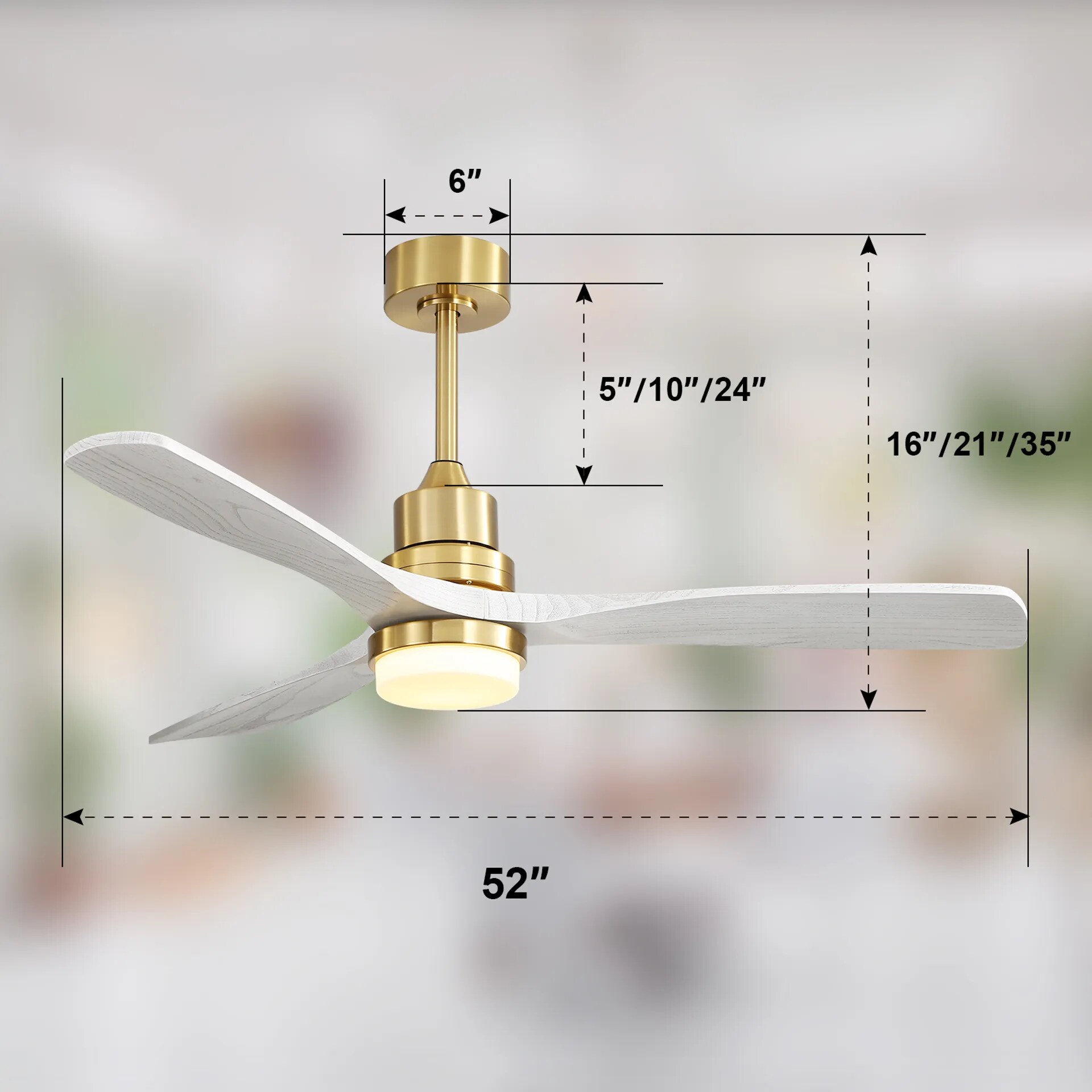 Sofucor LS-5247-BG-SX-60-W Ceiling-Fans - View #9