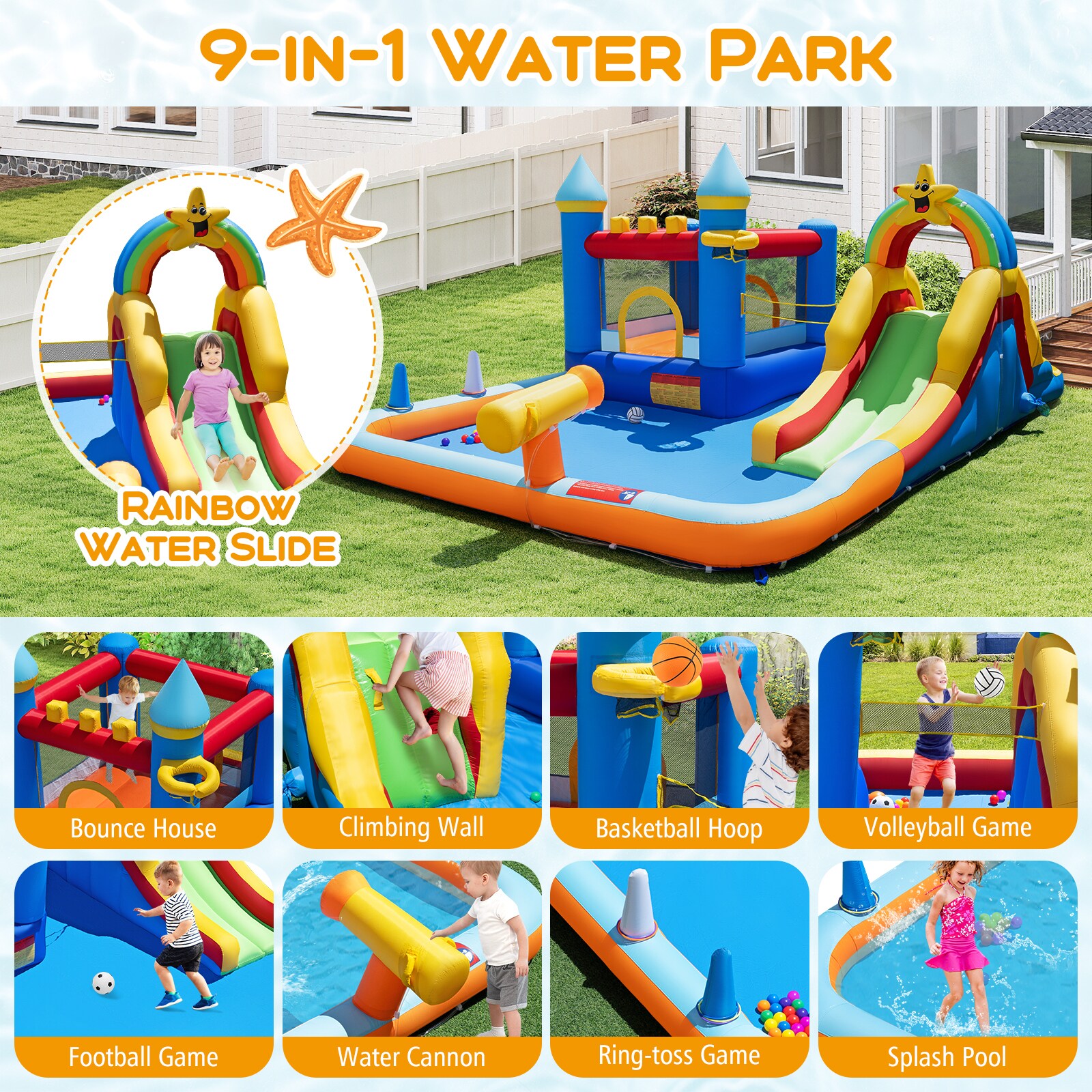 Slickblue D-CO-37621PN Bounce-Houses - View #7