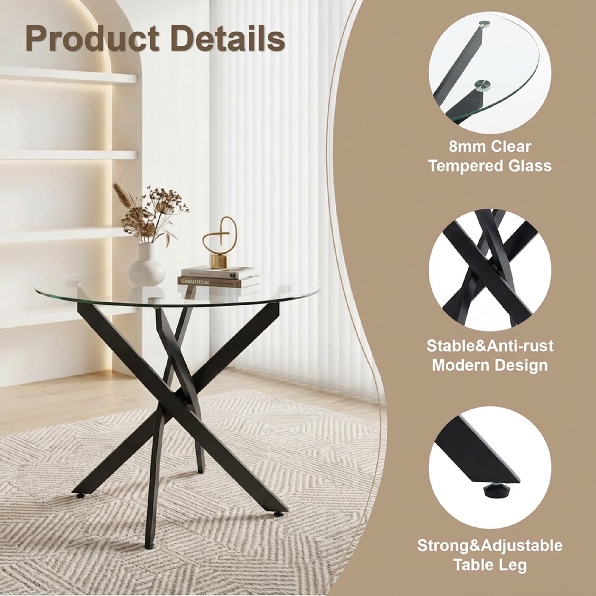 Blisstyle DT280 Dining-Tables - View #4