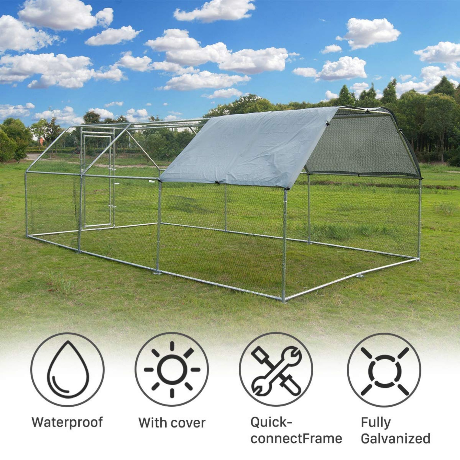 Maocao Hoom JLS00003 Chicken-Coops-Rabbit-Hutches - View #2